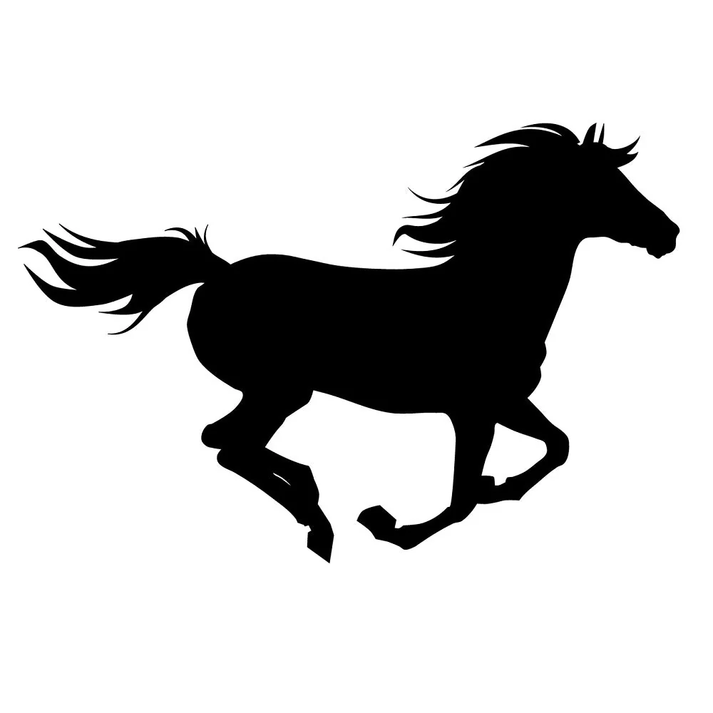 Running Horse Fabric Panel