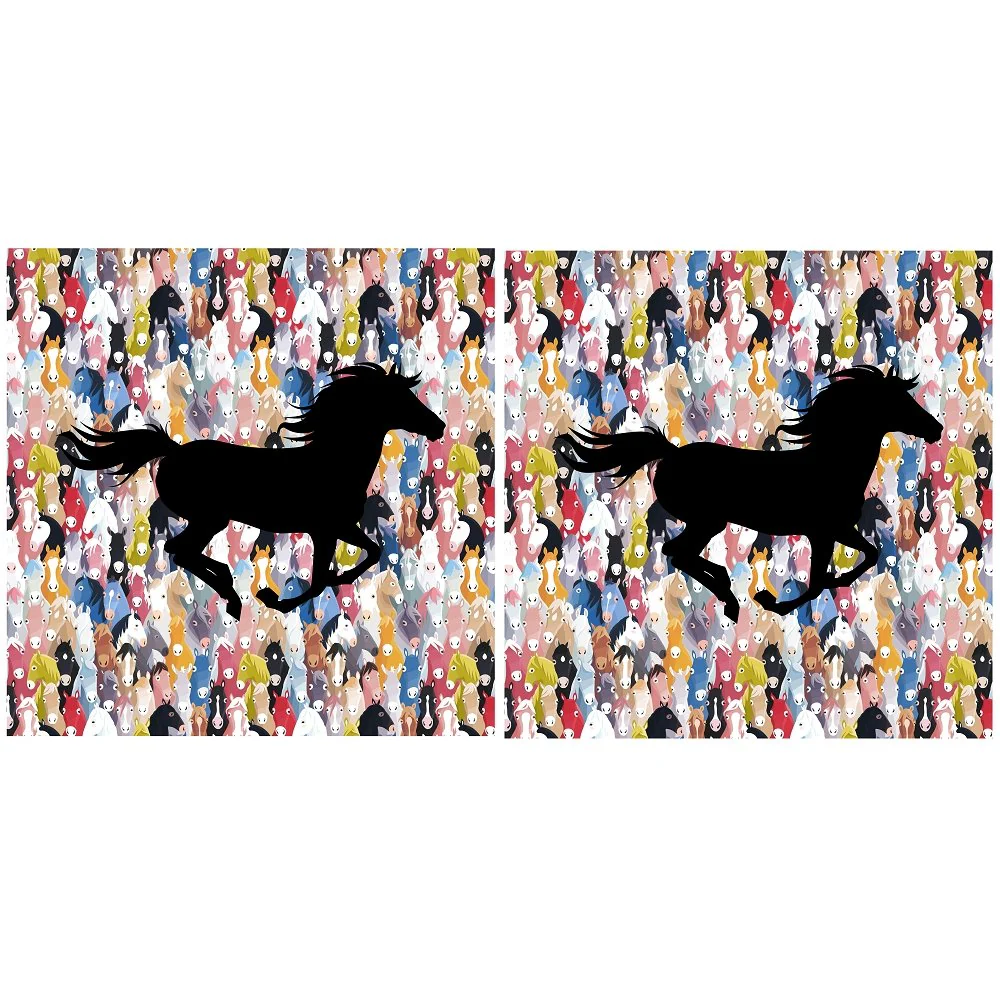 Running Horse Pillow Panel - Image 2