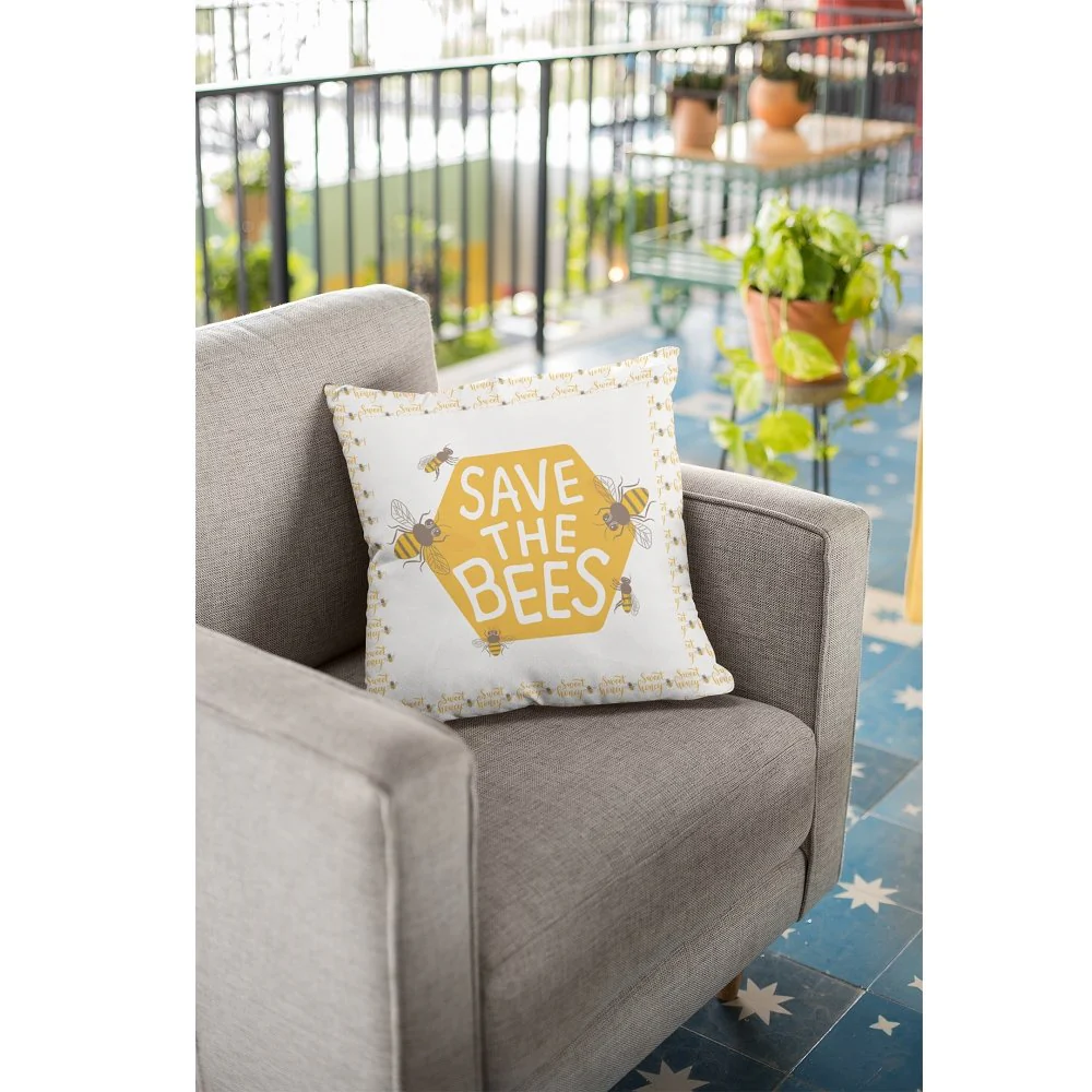 Save The Bees Pillow Panels - Image 3