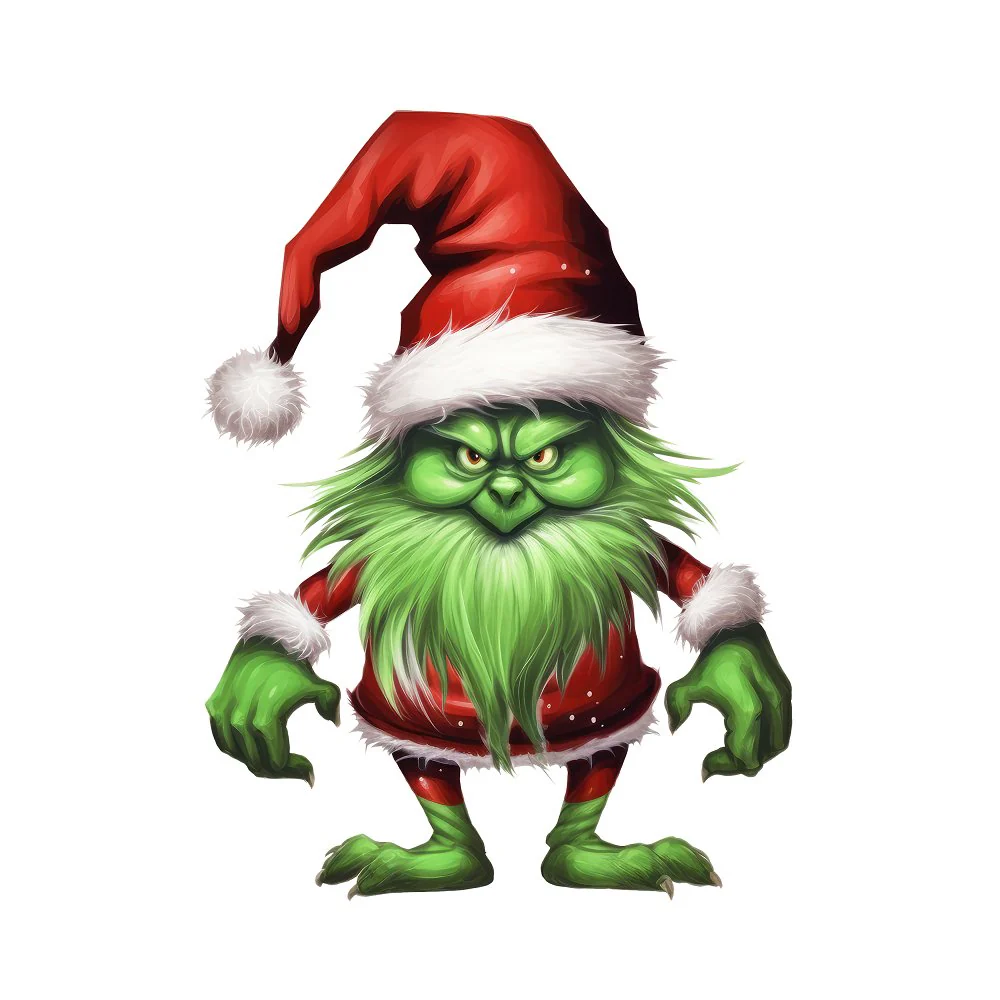 Scary Christmas Gnomes #6 Fabric Panel