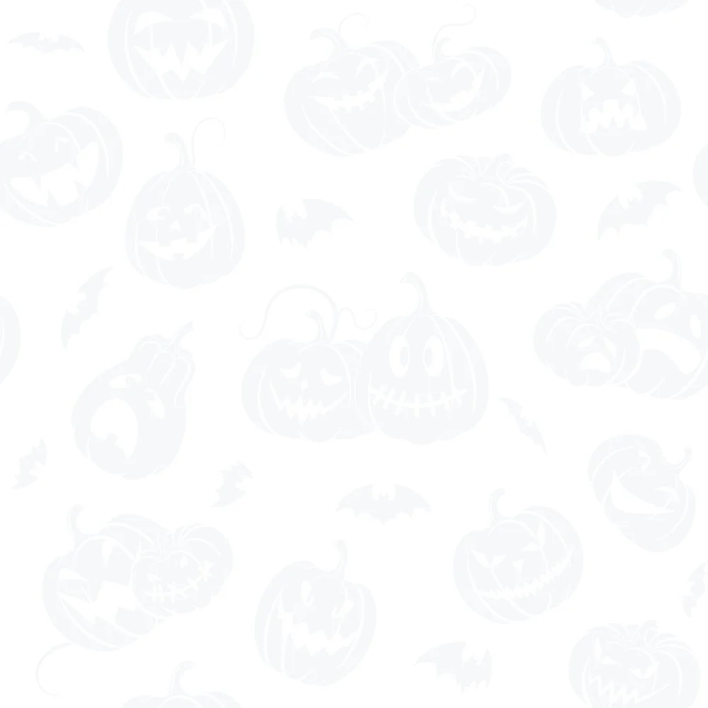 Scary Pumpkins and Bats Tone on Tone Fabric