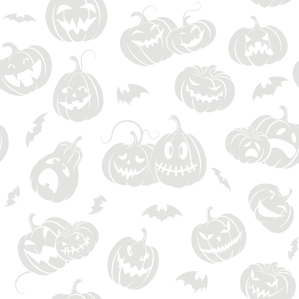 Scary Pumpkins and Bats Tone on Tone Fabric - Image 2