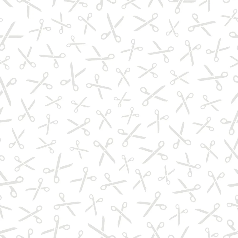 Scissors Tone on Tone Fabric - Image 2