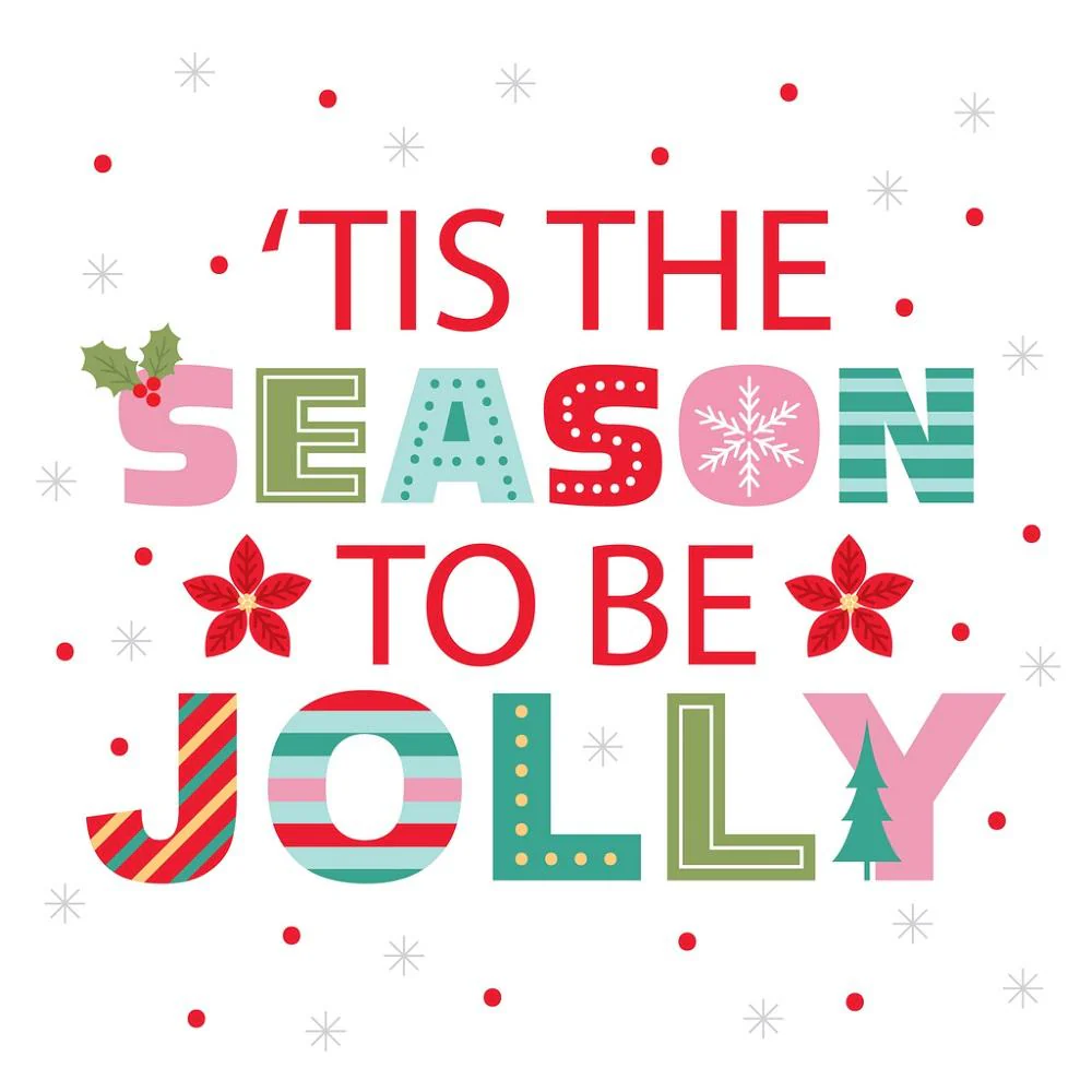 Season To Be Jolly Fabric Panel