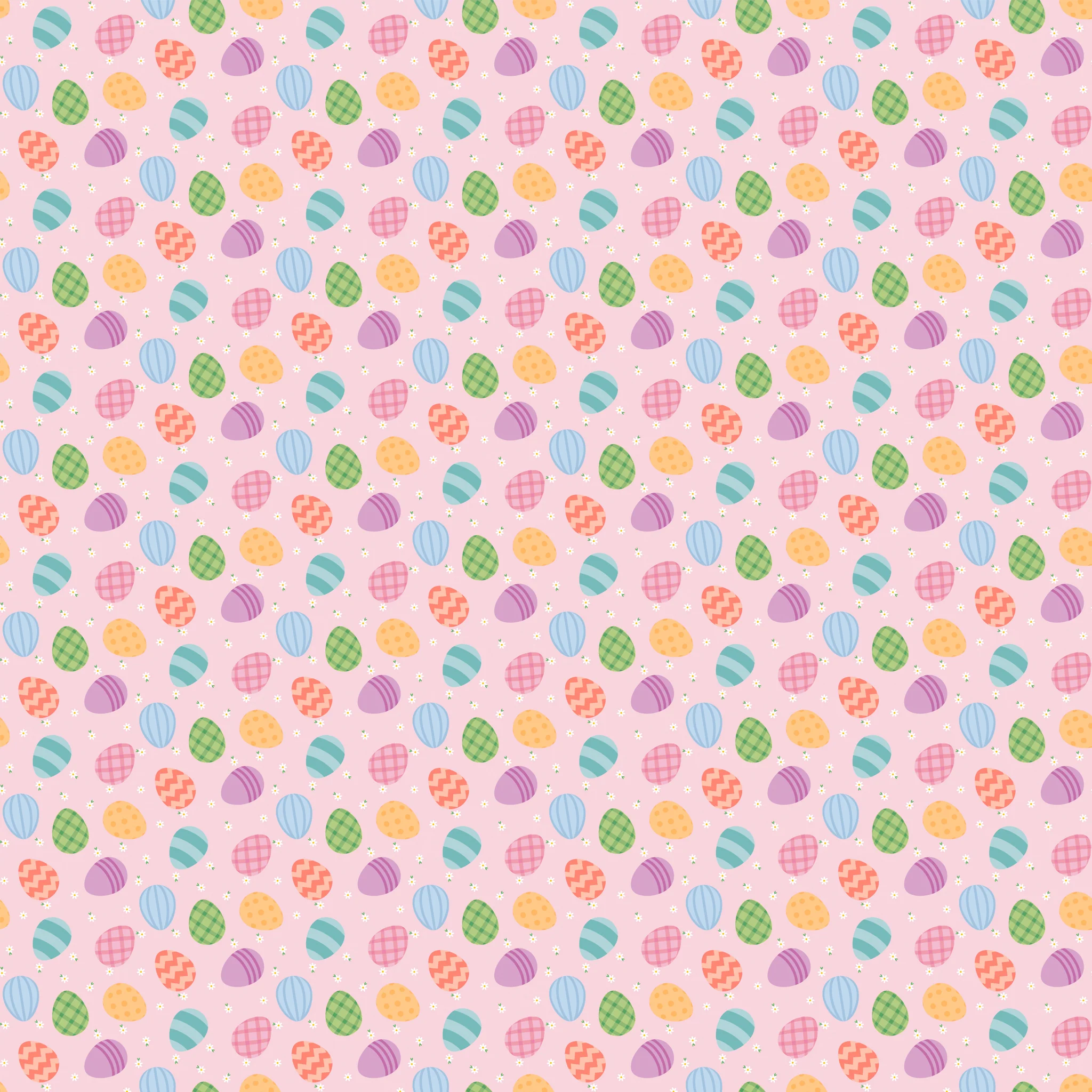 Seasonal Basics Fabric Collection - Egg Toss Pink