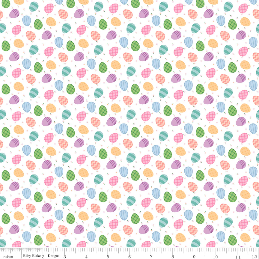 Seasonal Basics Fabric Collection - Egg Toss White - Image 2