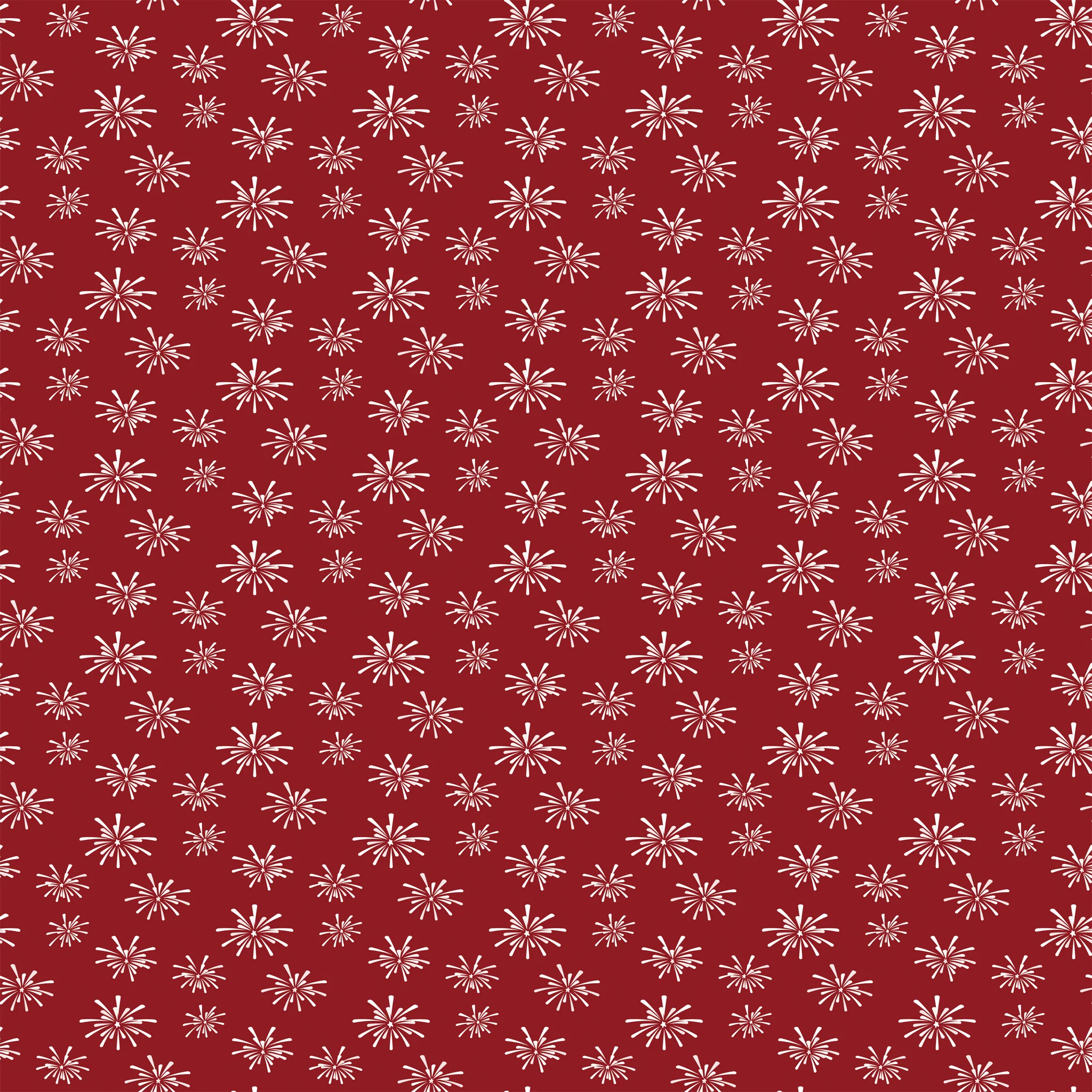 Seasonal Basics Fabric Collection - Fireworks Red