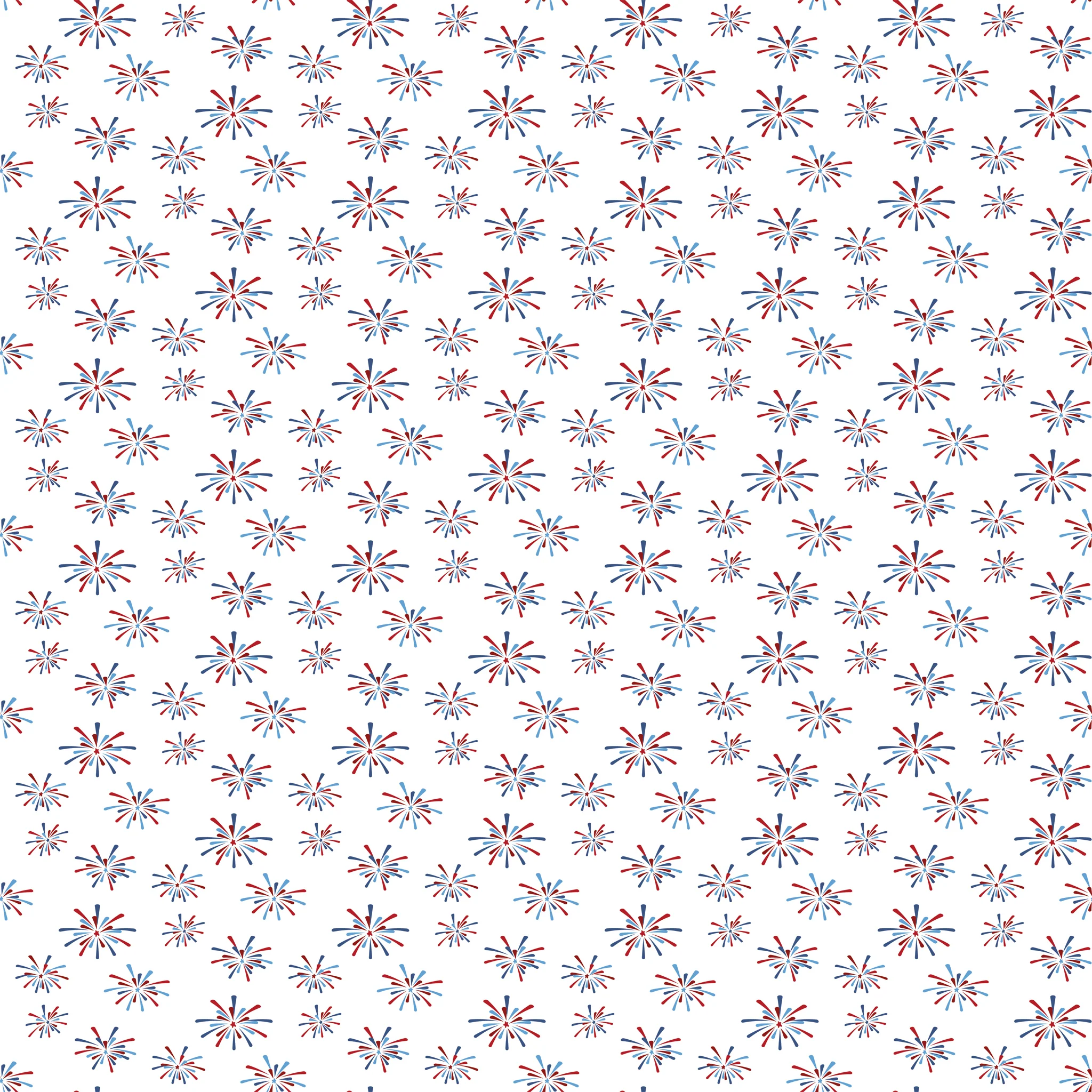 Seasonal Basics Fabric Collection - Fireworks White