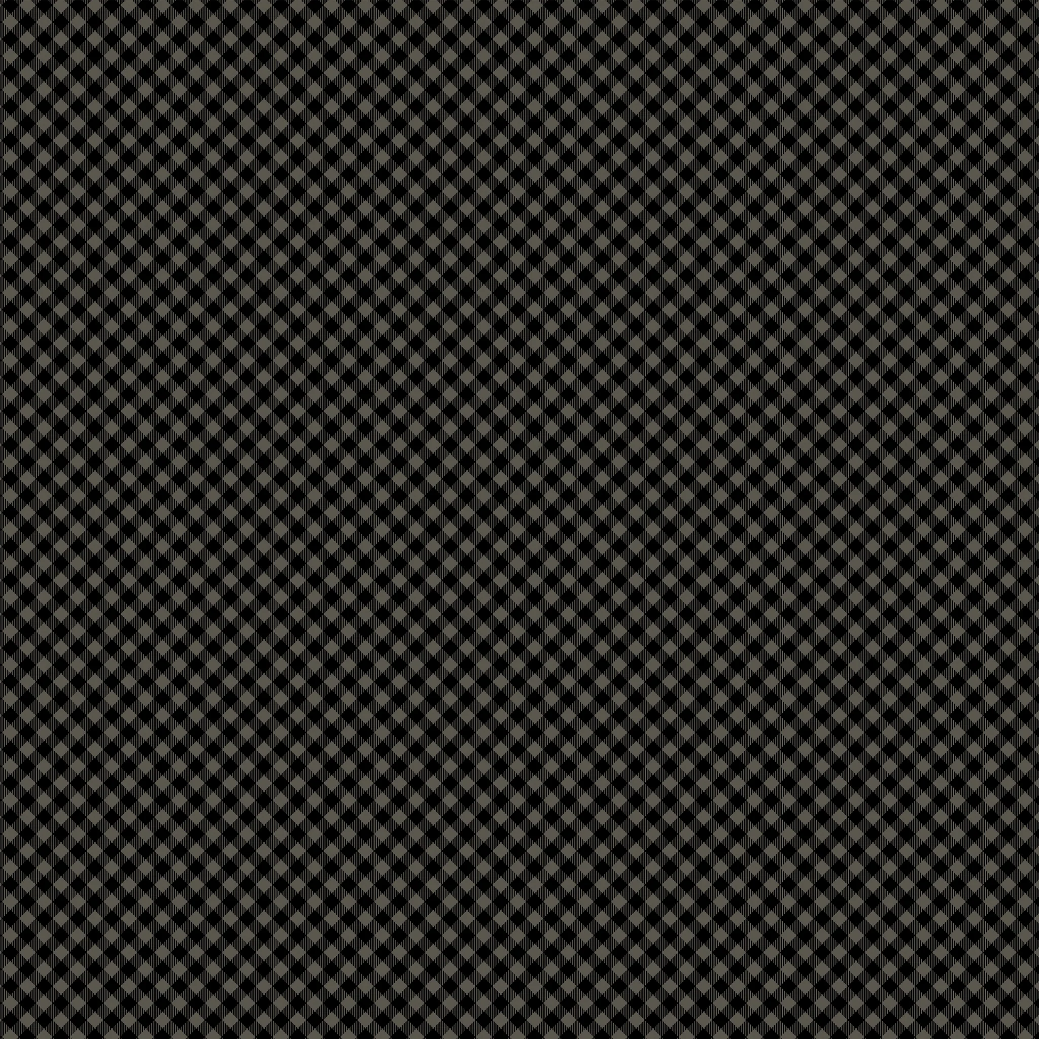 Seasonal Basics Fabric Collection - Gingham Black on Gray