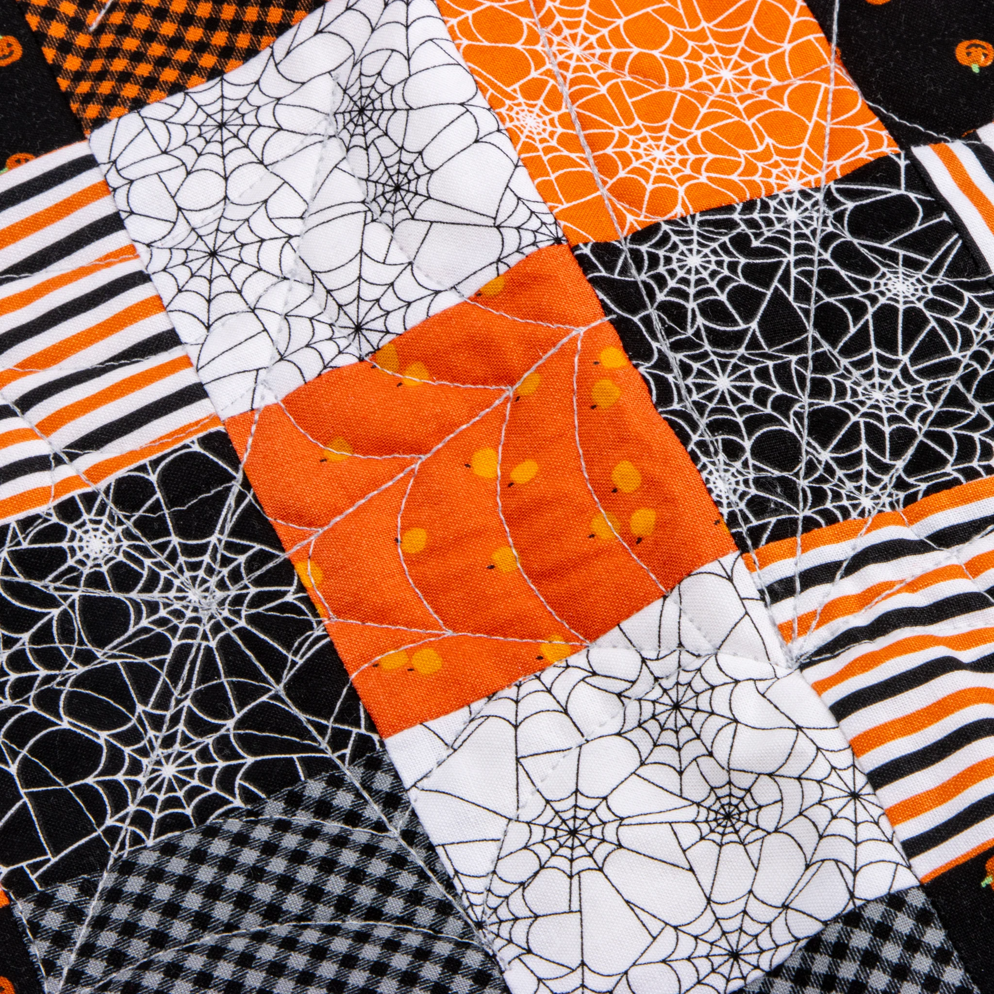Seasonal Basics Fabric Collection - Gingham Orange - Image 3