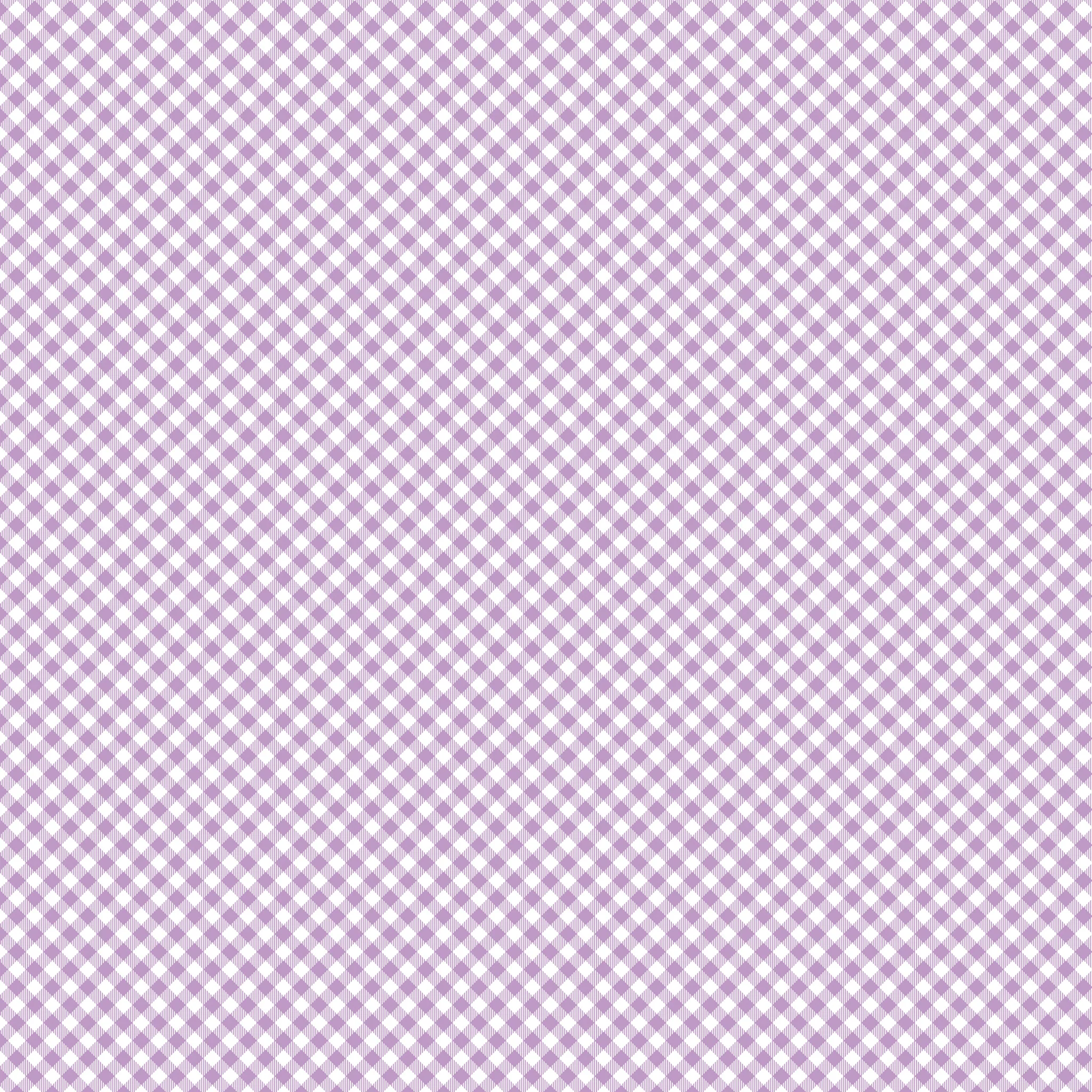 Seasonal Basics Fabric Collection - Gingham Purple