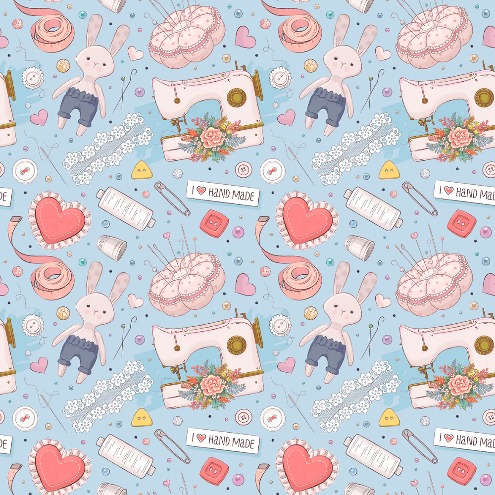 Sewing Elements Fabric - Variation 2