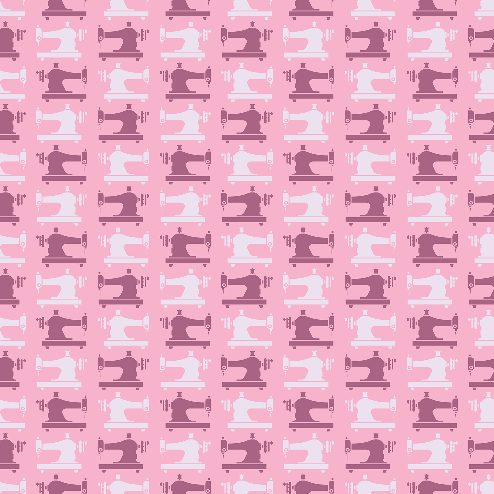 Sewing Machine Fabric - Cupid Pink