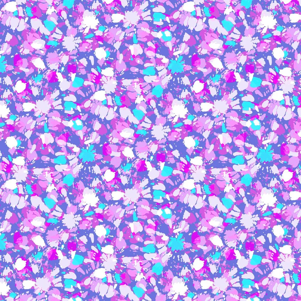 Shibori Starburst Textured Fabric - Multi