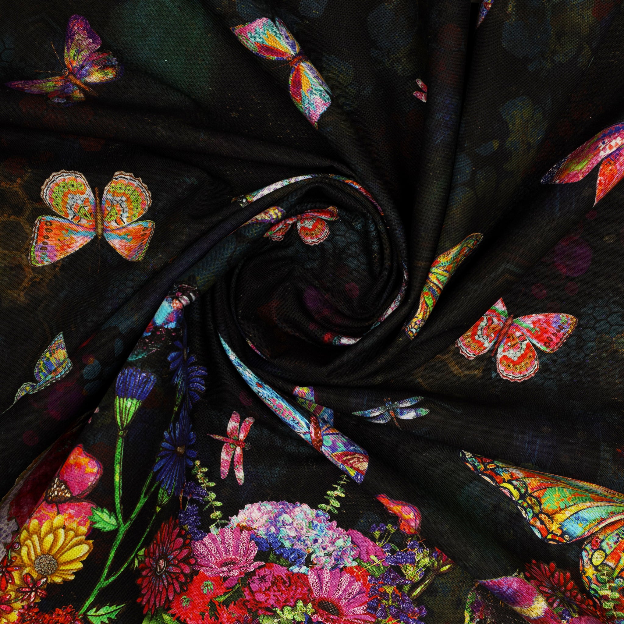 Shine On Fabric Collection - Butterflies in Bloom - Image 2