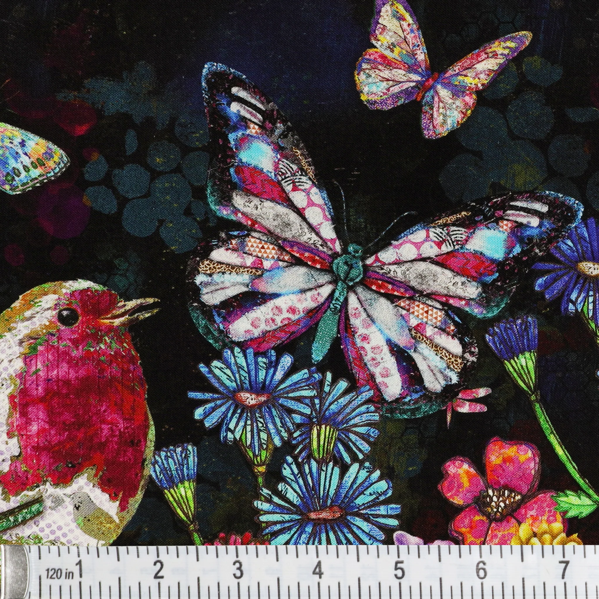 Shine On Fabric Collection - Butterflies in Bloom - Image 3