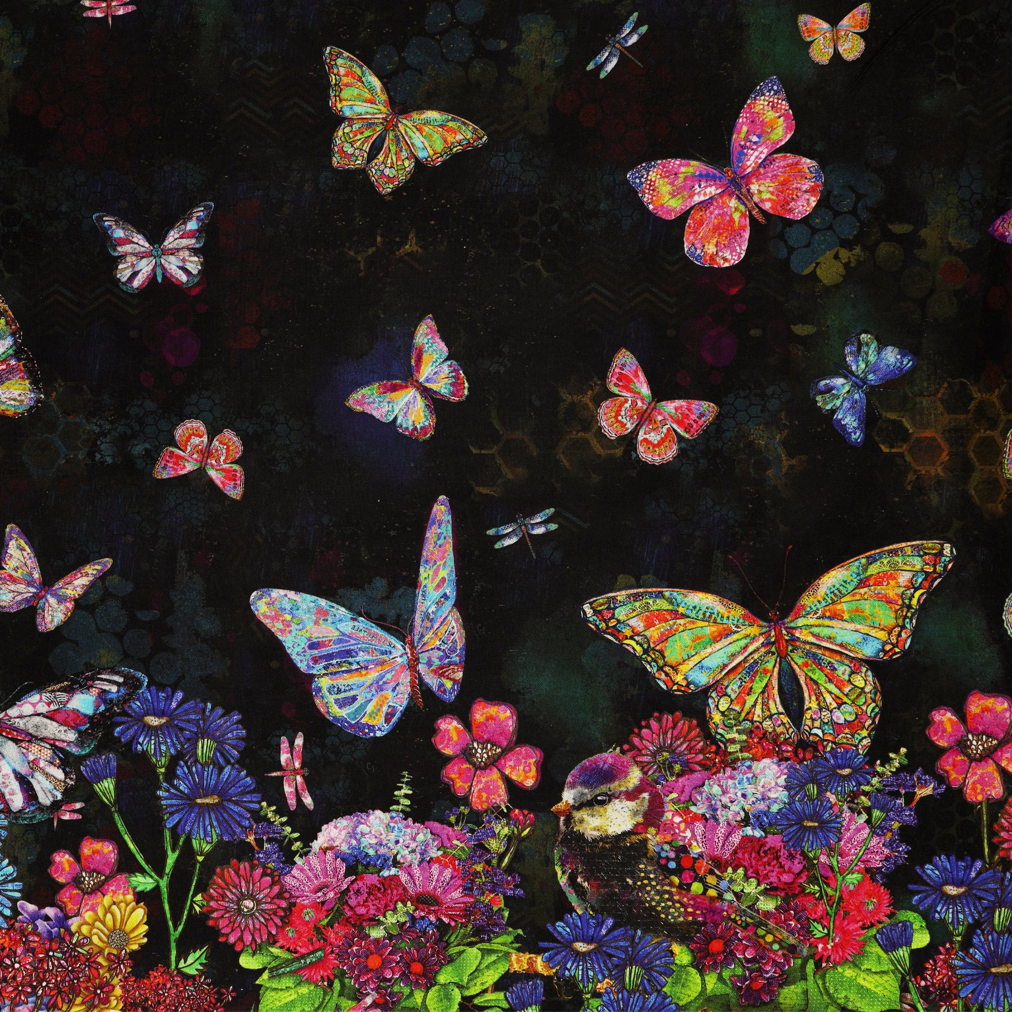 Shine On Fabric Collection - Butterflies in Bloom - Image 4