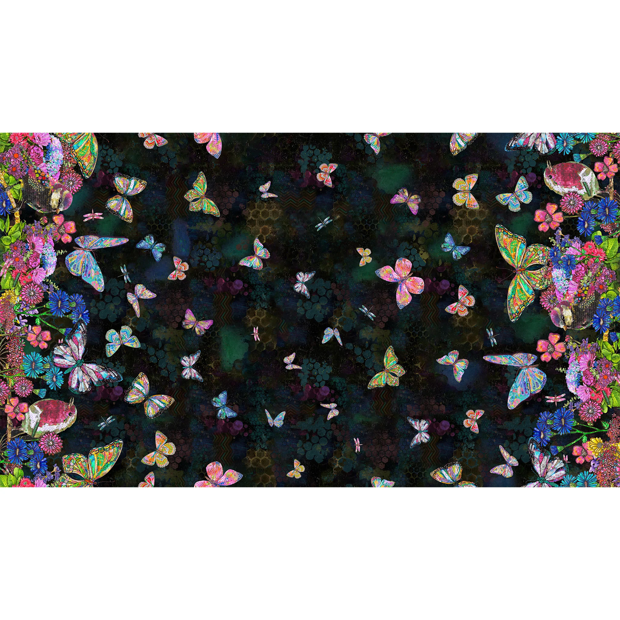 Shine On Fabric Collection - Butterflies in Bloom - Image 5