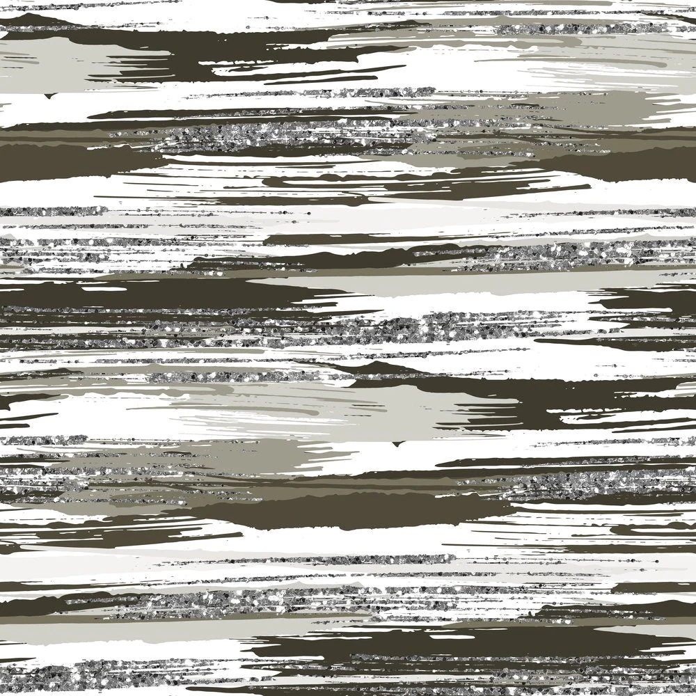 Silver Glitter and Brush Stroke Fabric - Warren Tavern