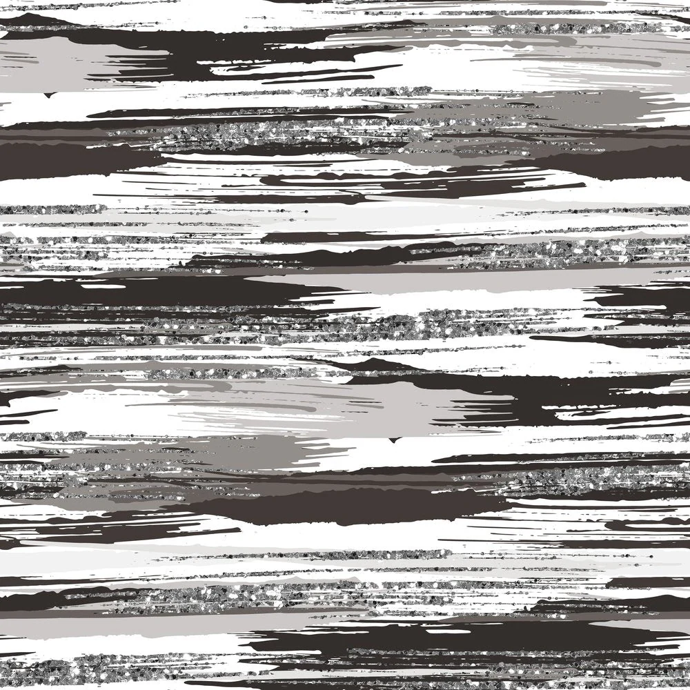 Silver Glitter and Brush Stroke Fabric - Weathered Brown