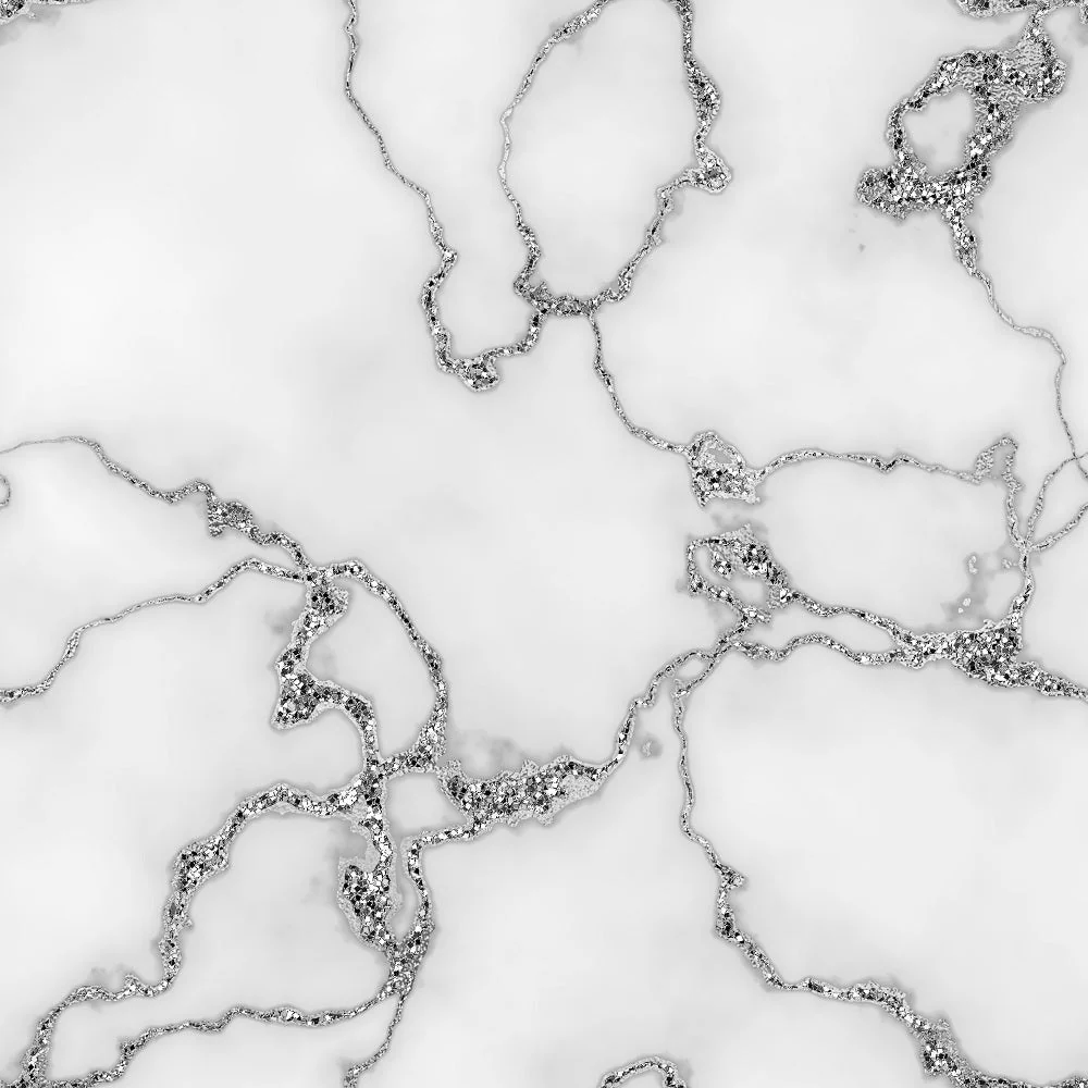 Silver Marble #4 Fabric