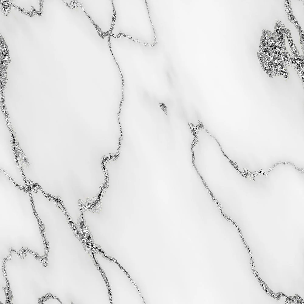 Silver Marble #5 Fabric