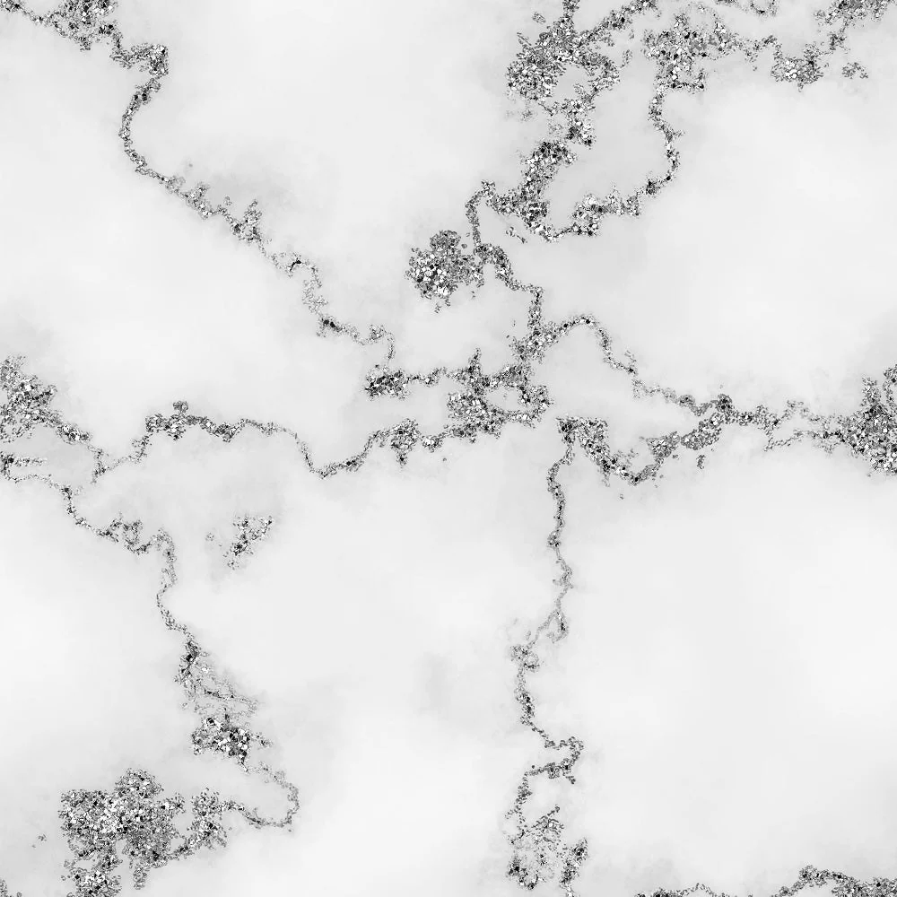Silver Marble #8 Fabric