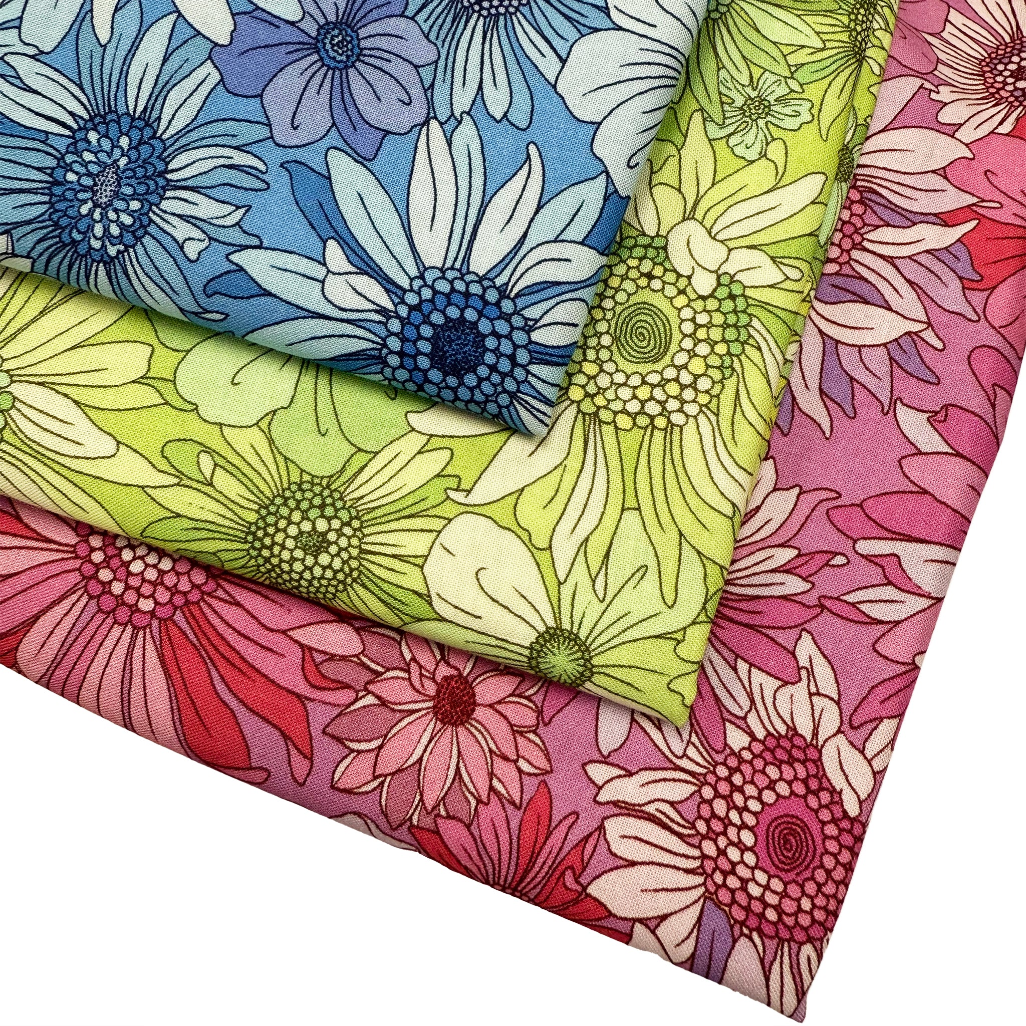 Sleepovers 108" Wide Quilt Backing - Best Friends Blue - Image 4