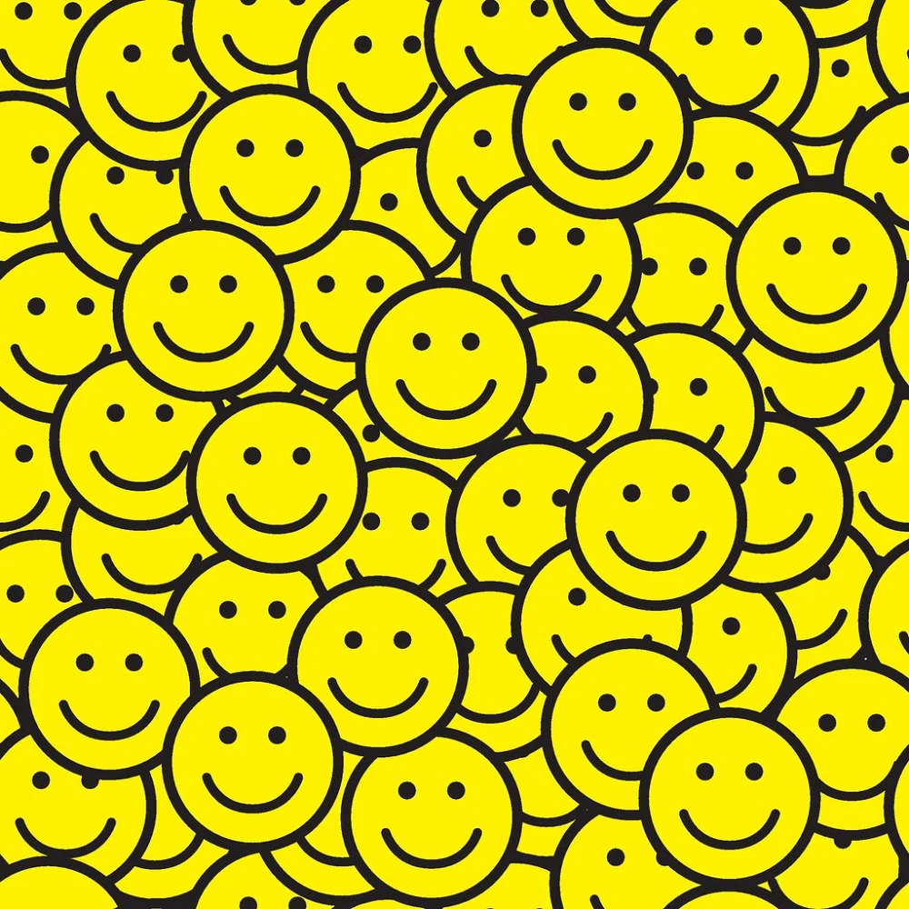 Smiley Face Fabric