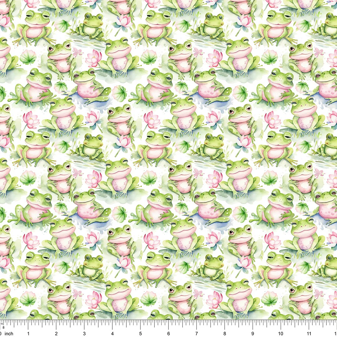 Smiling Frog Fabric - Image 2