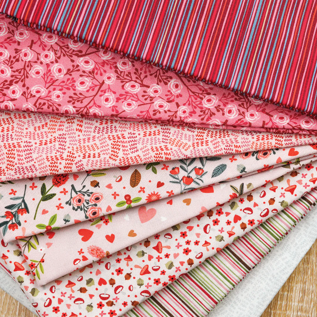 So Charming Fabric Collection - Forest Path Navy - Image 7