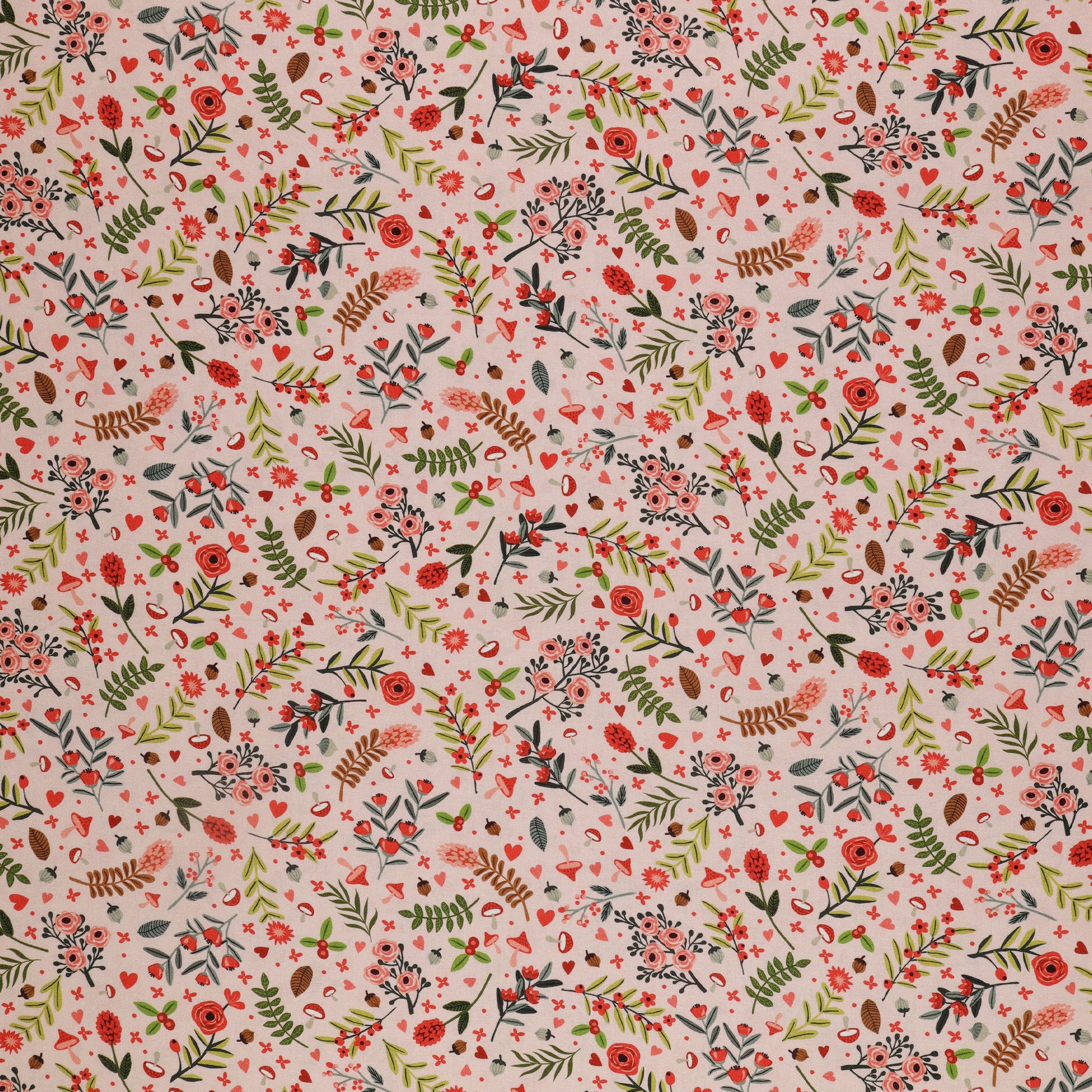 So Charming Fabric Collection - Meadow Picnic Pink