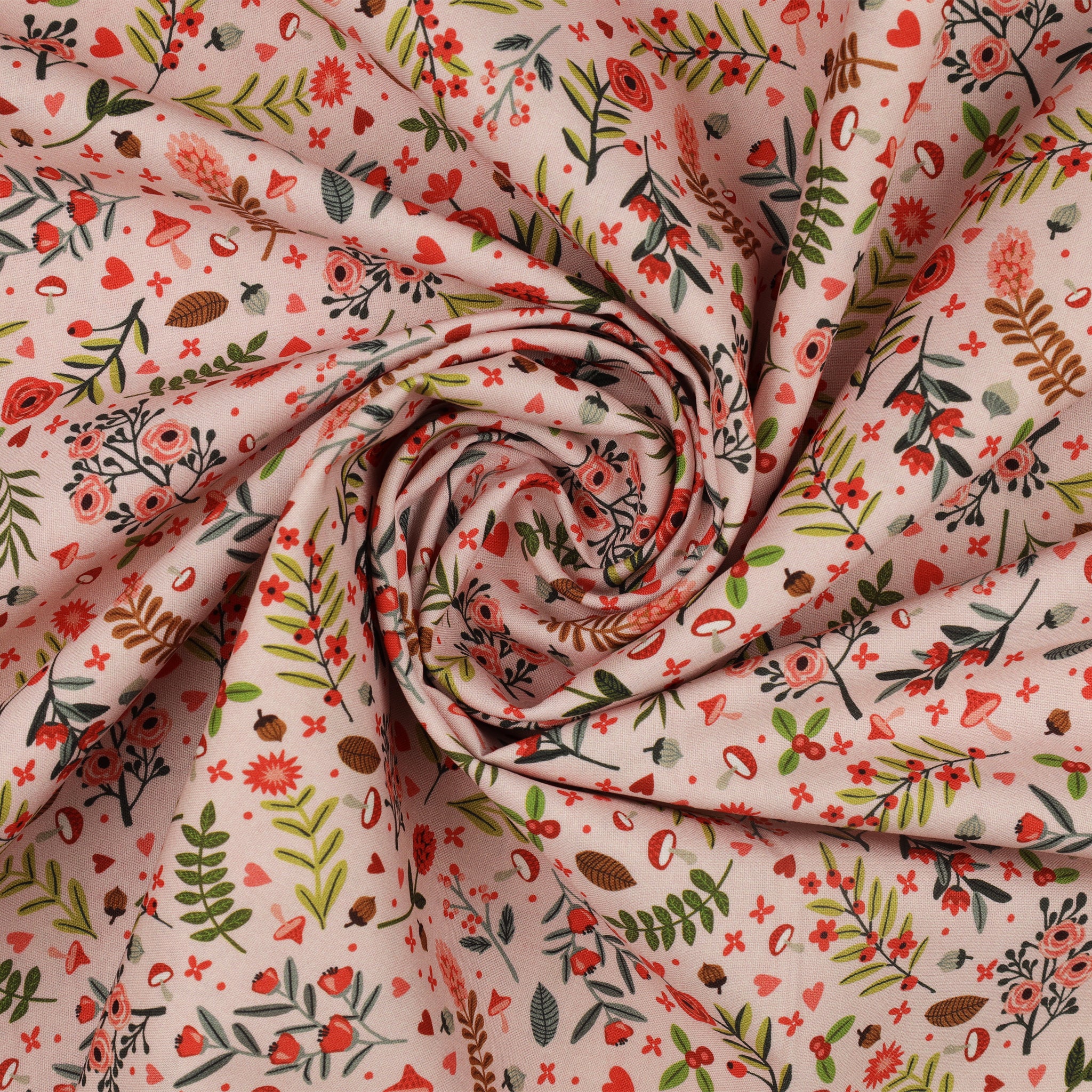So Charming Fabric Collection - Meadow Picnic Pink - Image 2