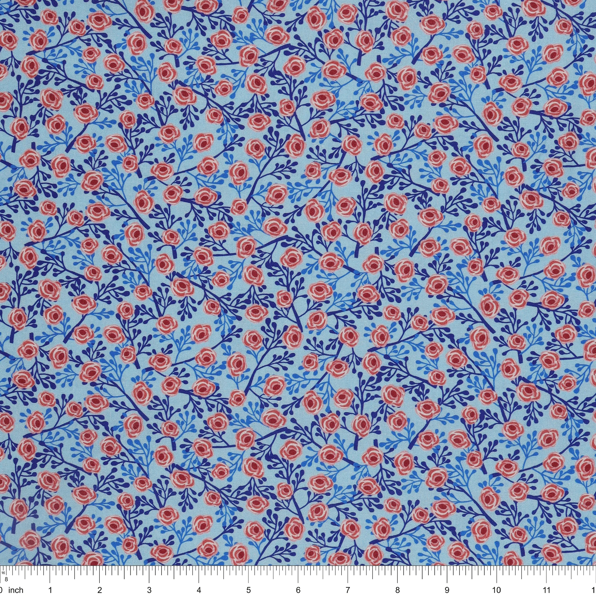 So Charming Fabric Collection - Wildflowers Blue - Image 3