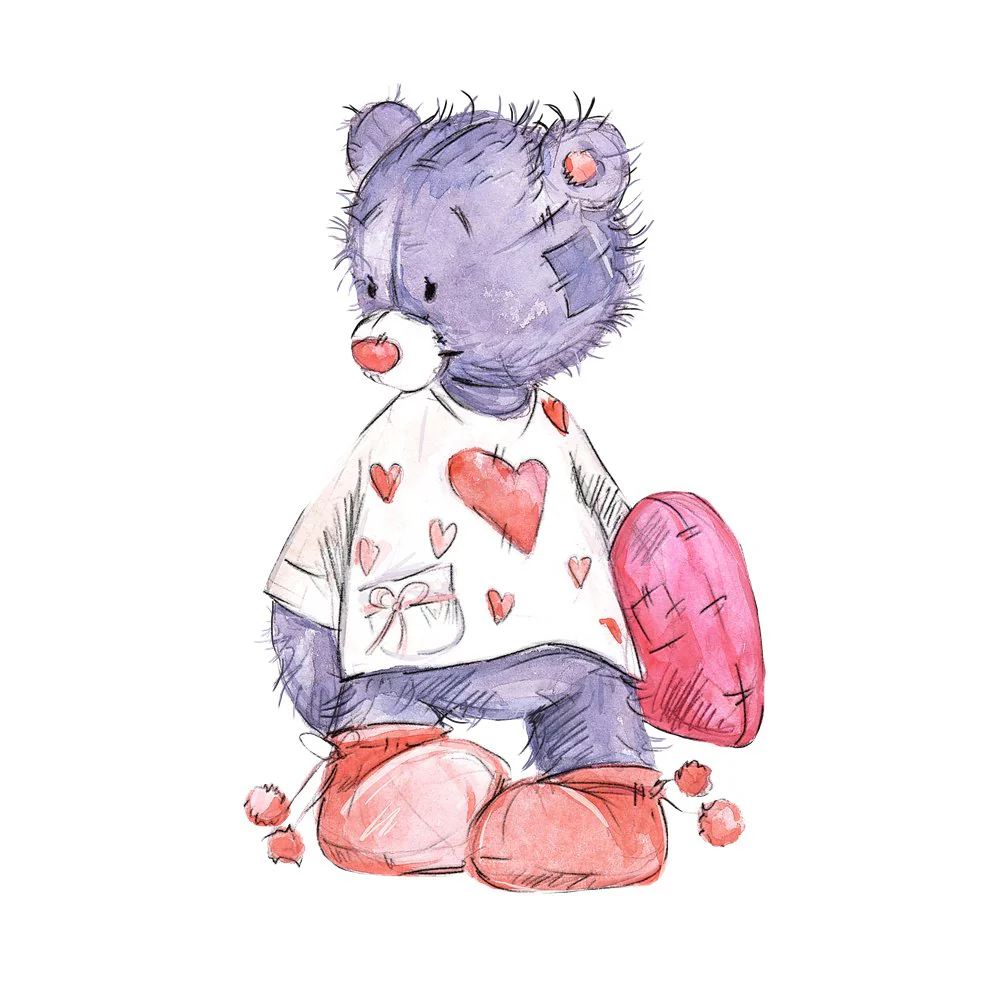 So Lovely Valentines Portrait #8 Fabric Panel