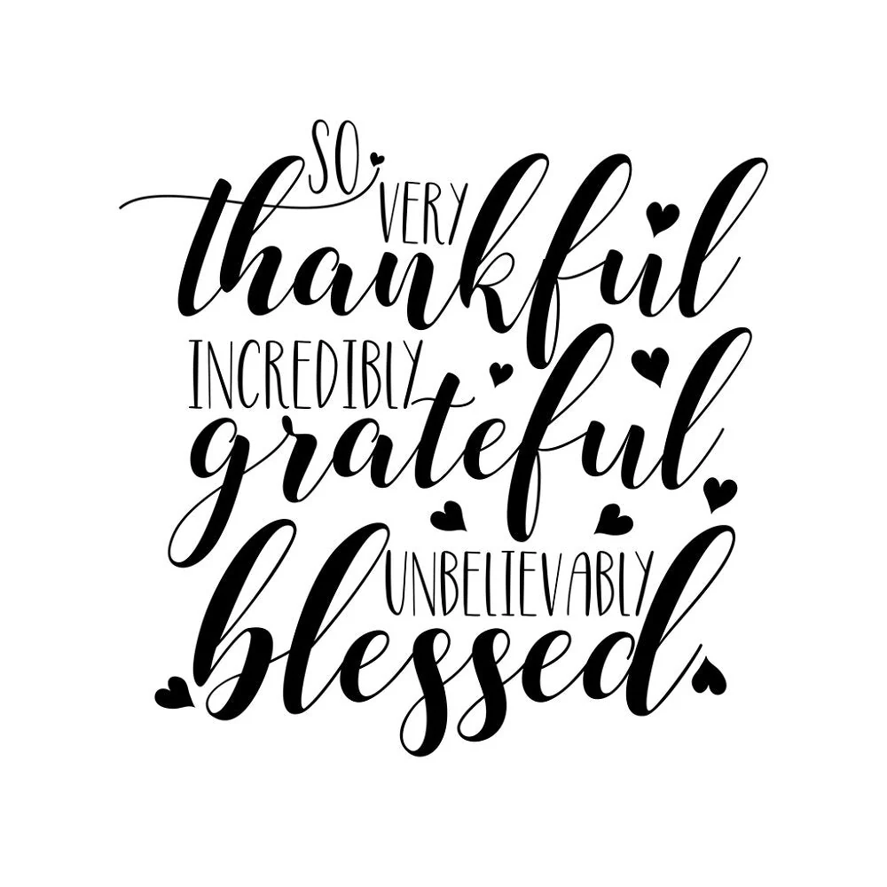 So Very Thankful Fabric Panel