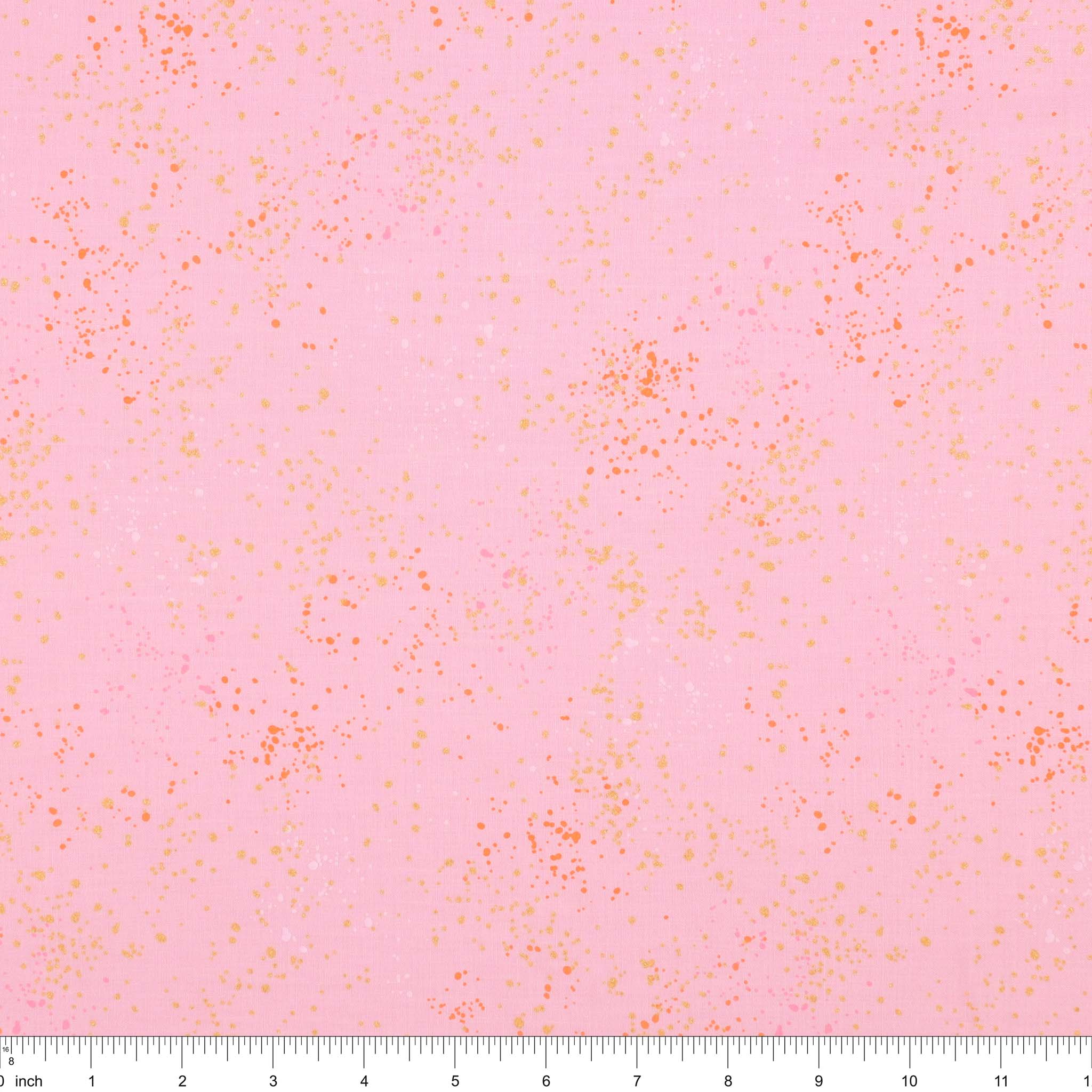 Speckled Metallic Fabric Collection - Peony - Image 2