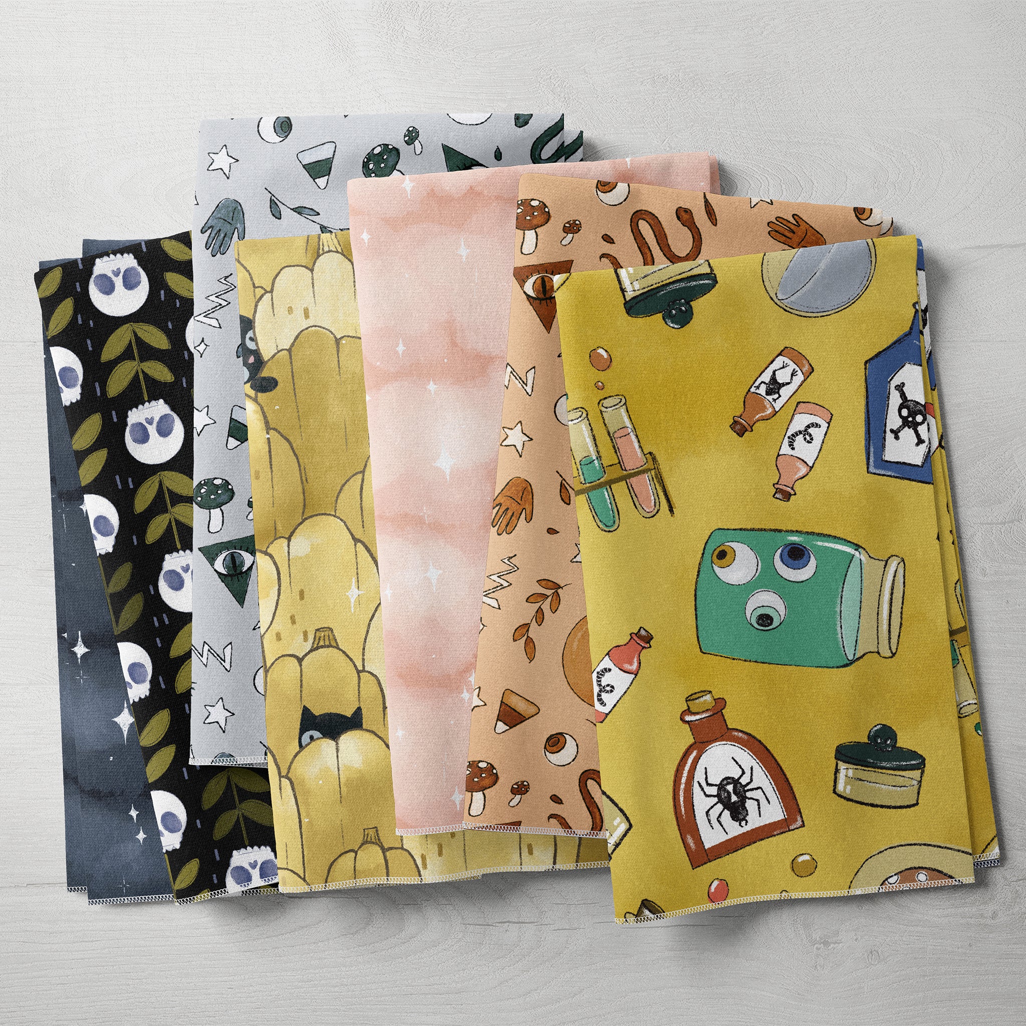 Spellbound Fabric Collection - Bubble Brew Gray - Image 3