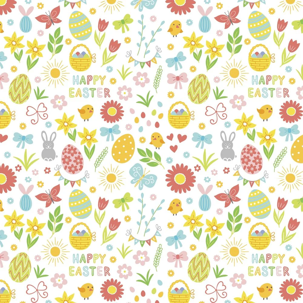 Spring Time Easter Fabric
