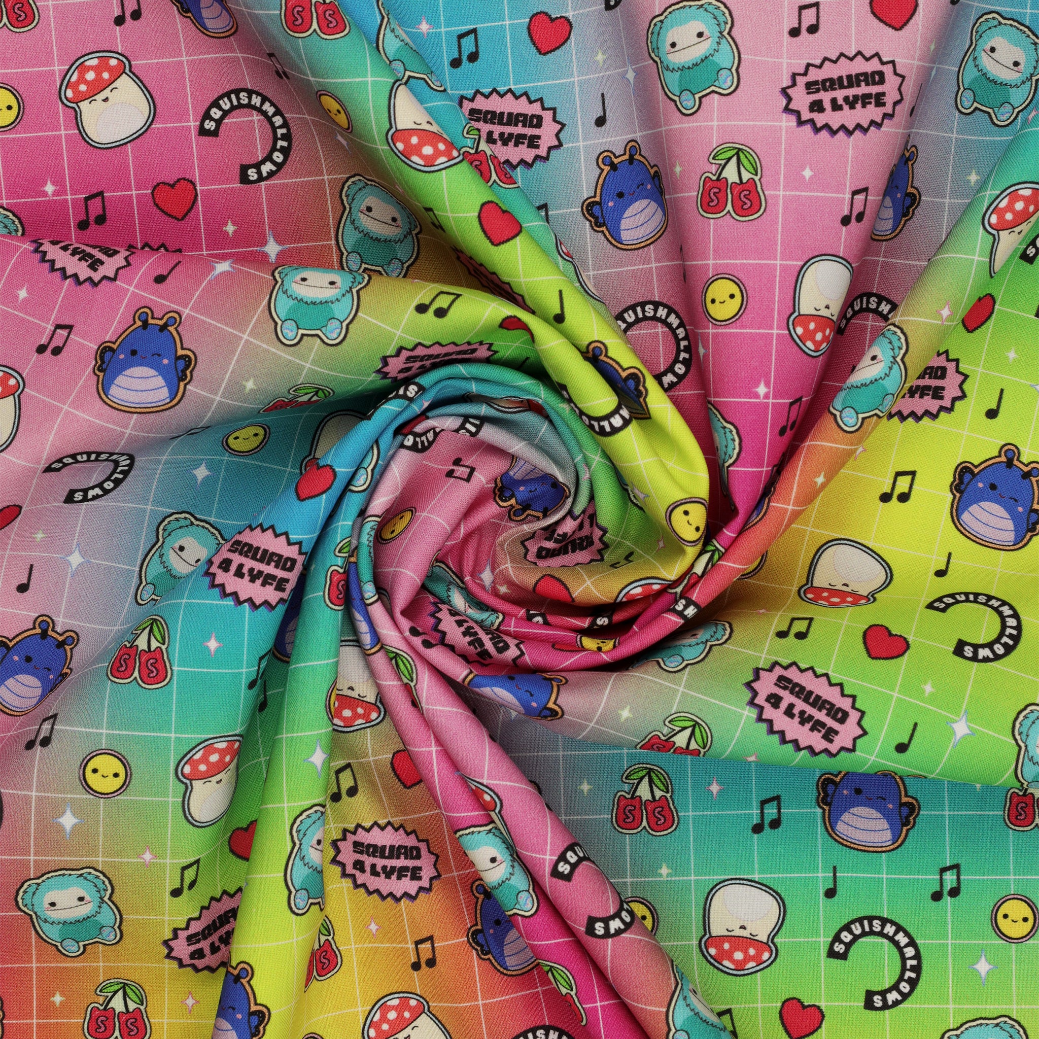 Squishmallows Joyful Fabric Collection - Squad Toss Multi - Image 2