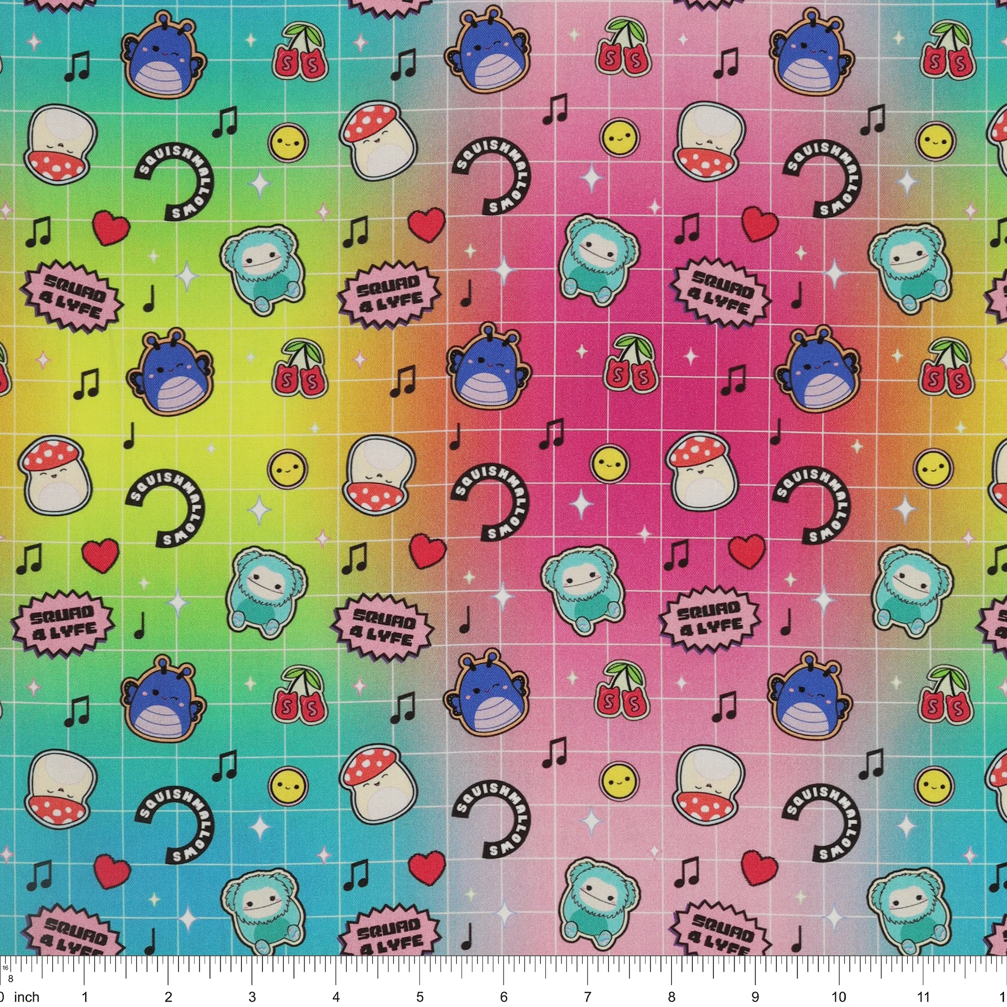 Squishmallows Joyful Fabric Collection - Squad Toss Multi - Image 3