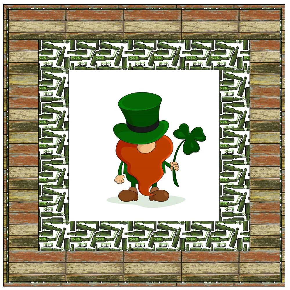 St Patrick Beer Wall Hanging 42" x 42" - Image 2