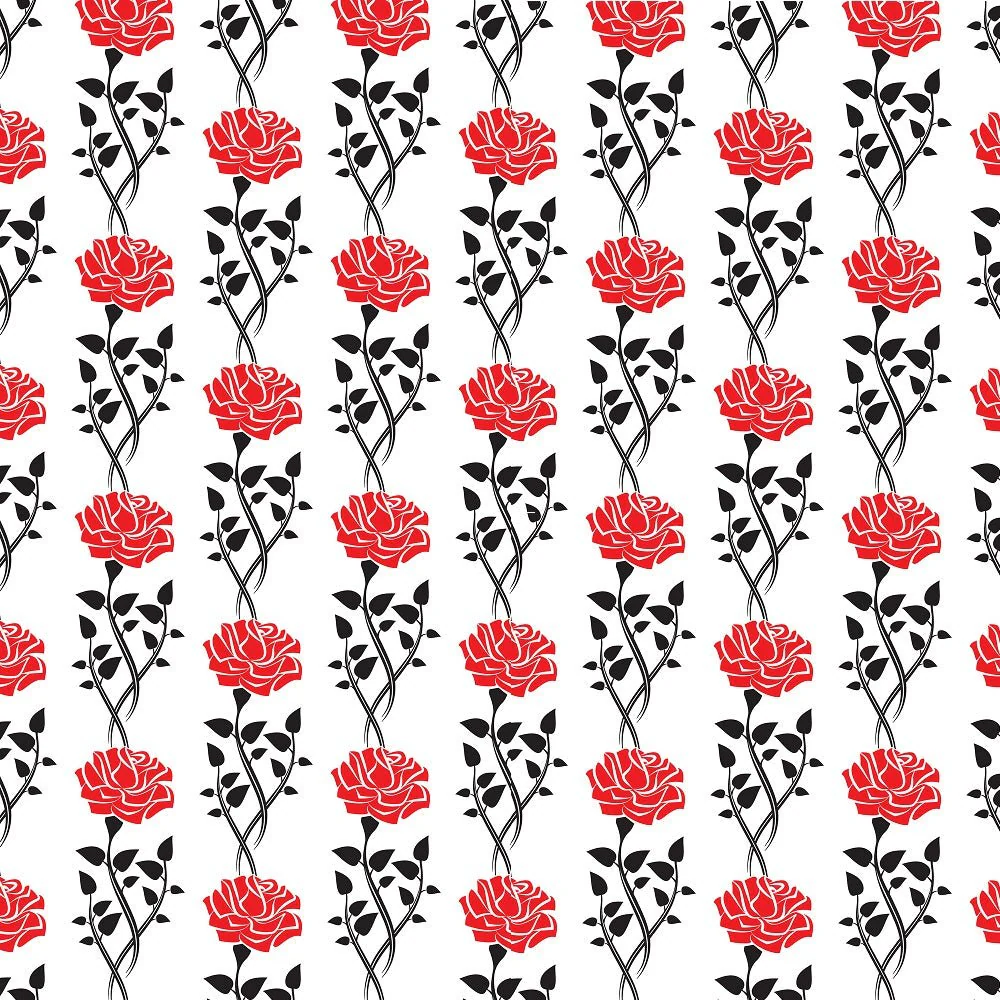Stacked Rose Fabric
