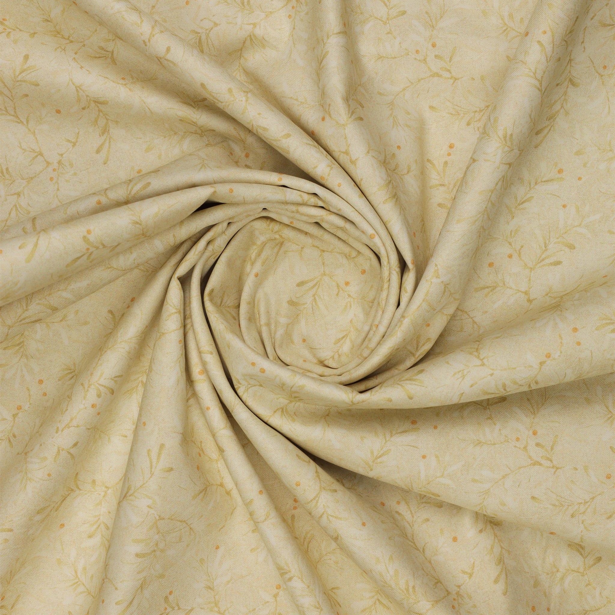 Star of Wonder, Star of Light 108" Wide Quilt Backing - Pine Boughs Cream - Image 2