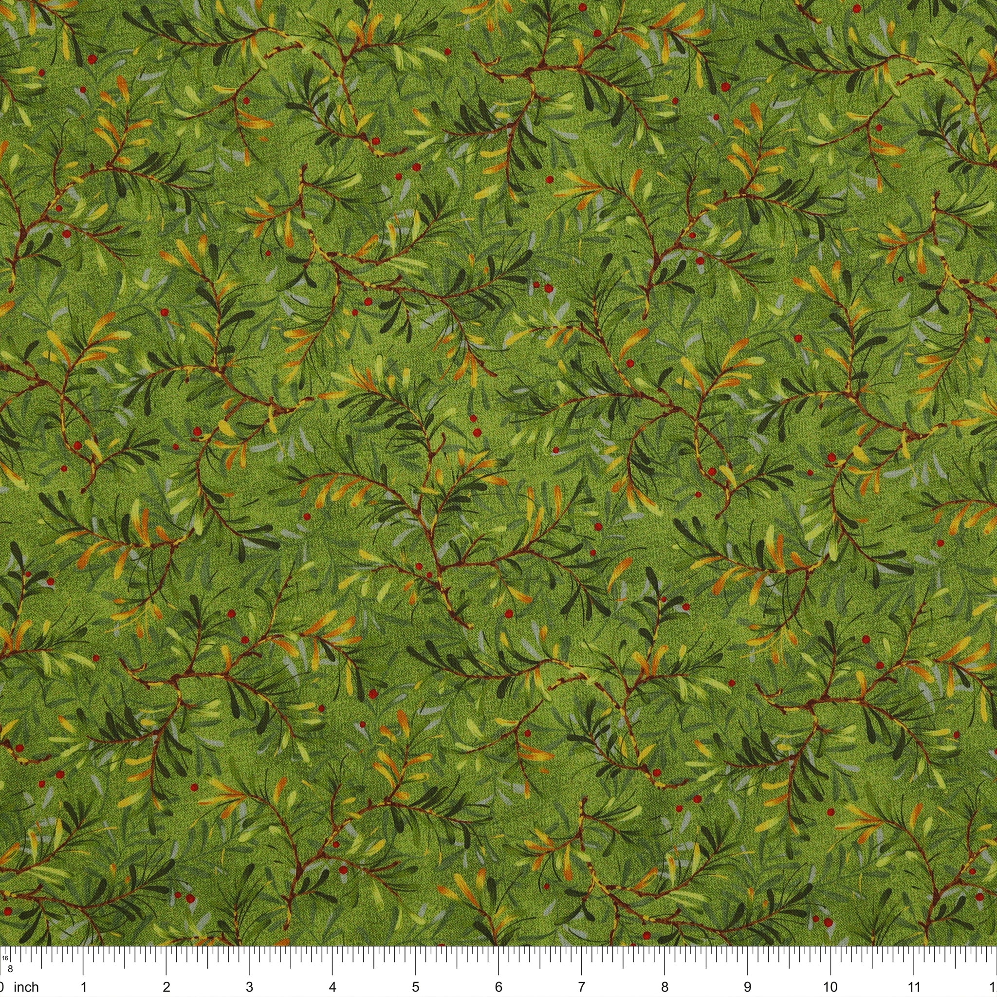 Star of Wonder, Star of Light 108" Wide Quilt Backing - Pine Boughs Moss - Image 3