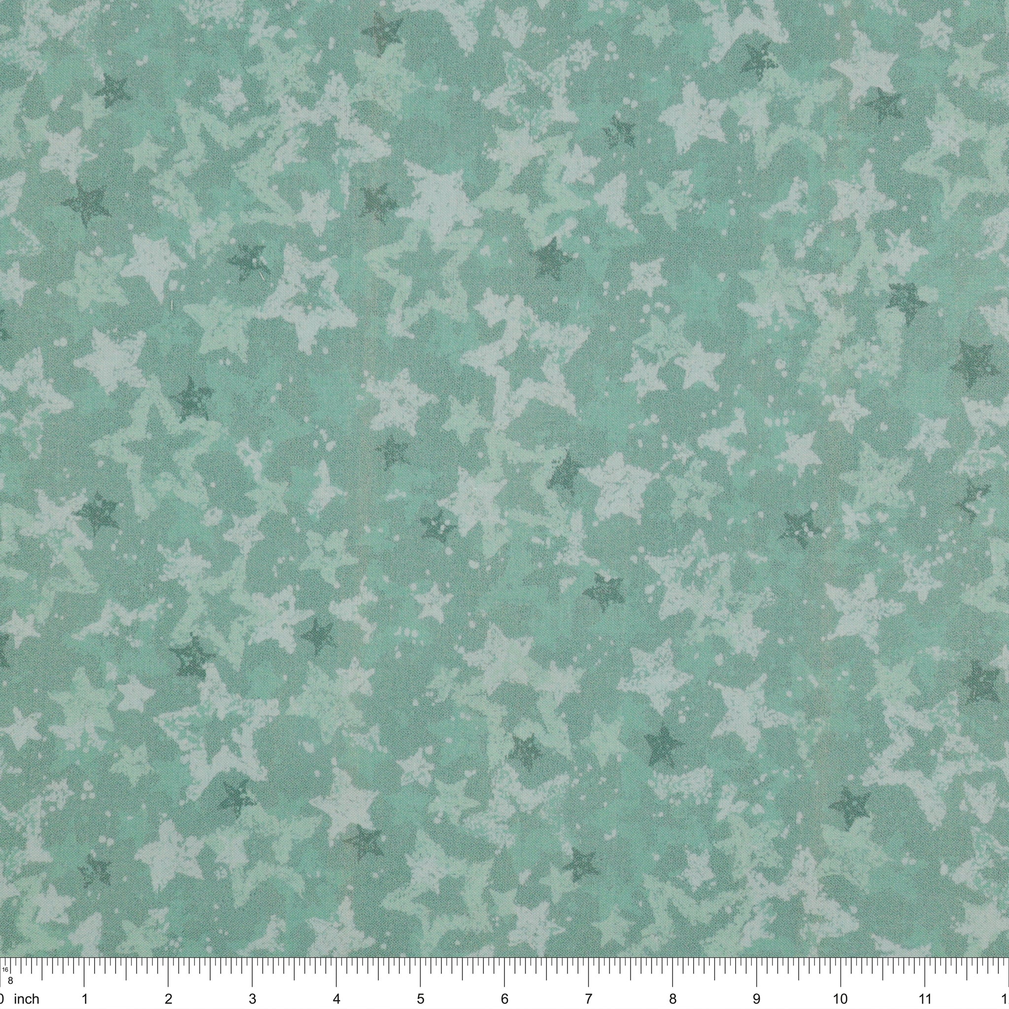 Star of Wonder, Star of Light 108" Wide Quilt Backing - Star Light Aqua - Image 3