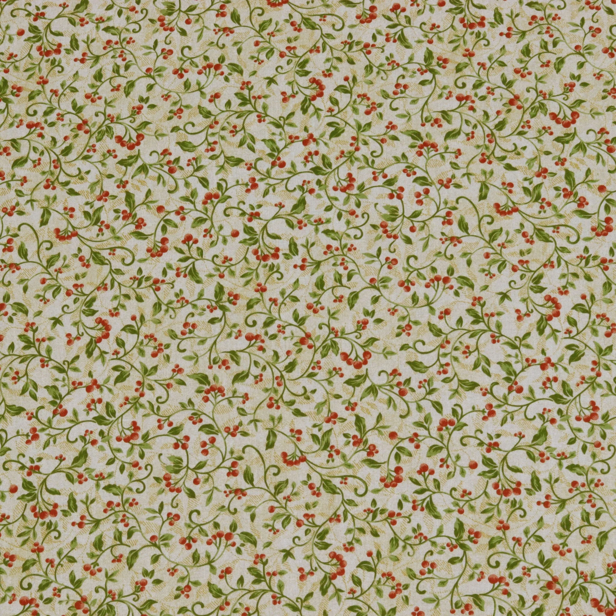 Star of Wonder, Star of Light Berries Fabric Collection - Cream