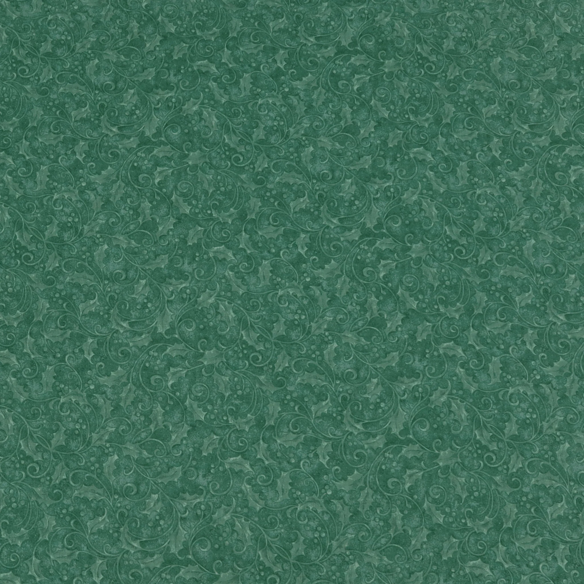 Star of Wonder, Star of Light Holly Fabric Collection - Aqua