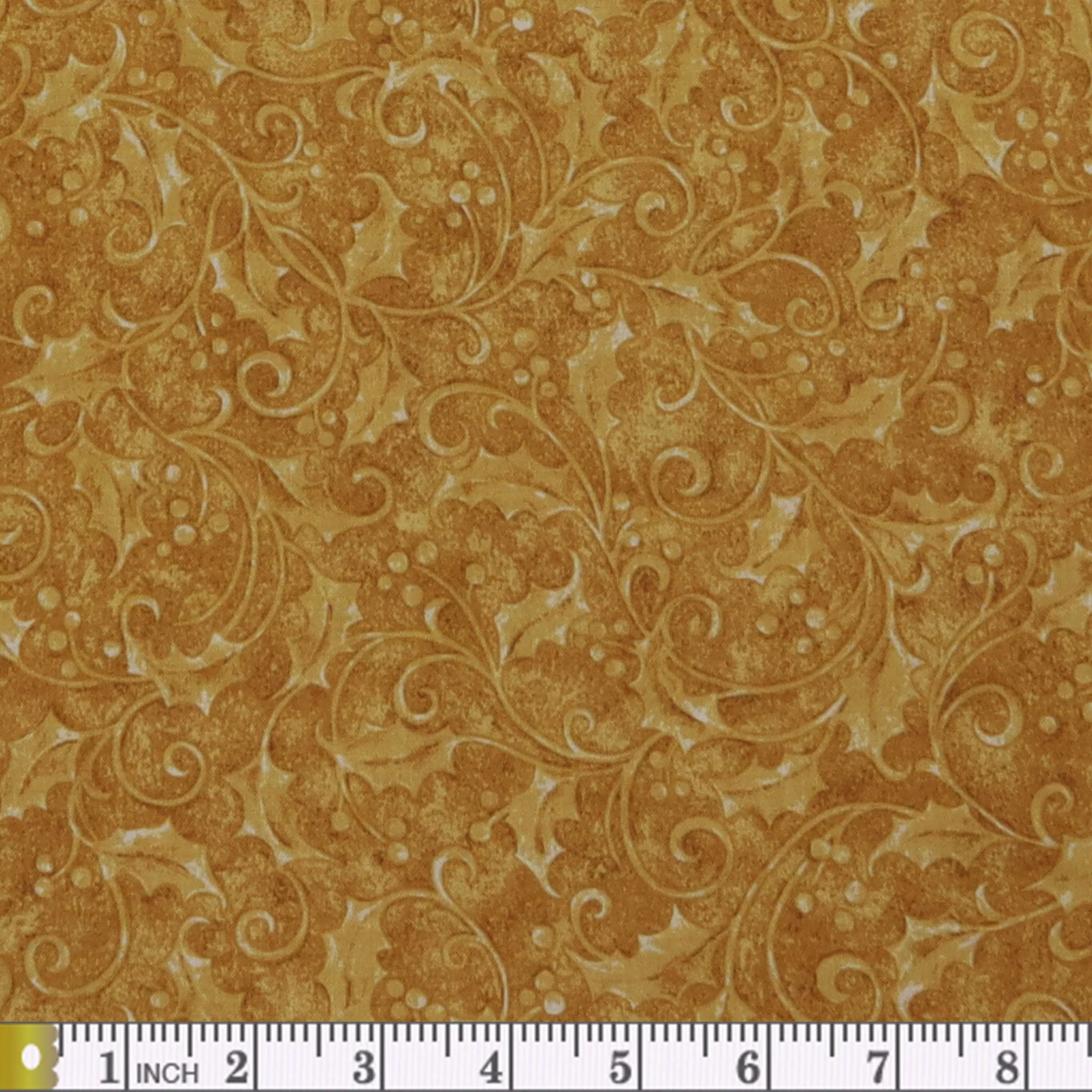Star of Wonder, Star of Light Holly Fabric Collection - Gold - Image 2