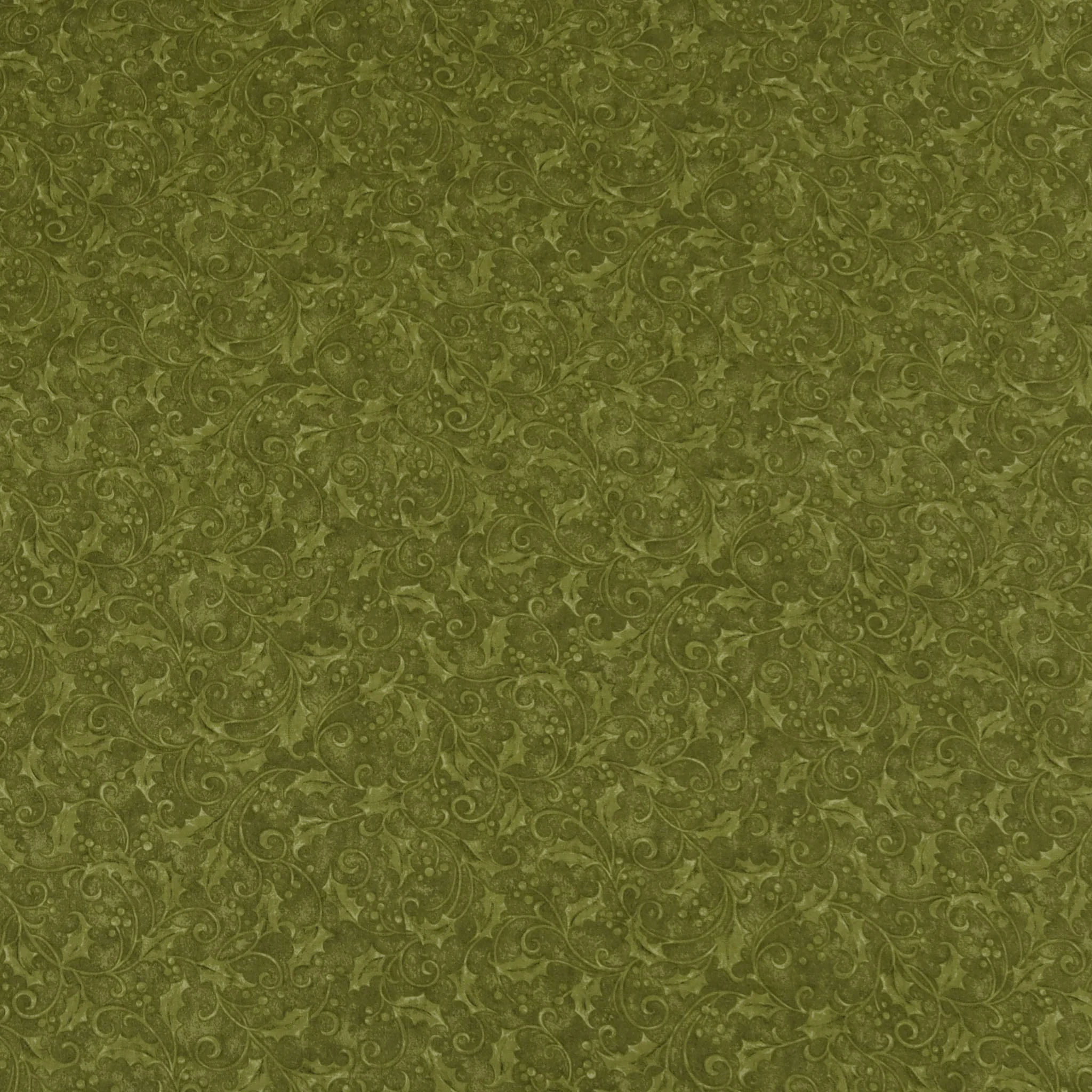 Star of Wonder, Star of Light Holly Fabric Collection - Green